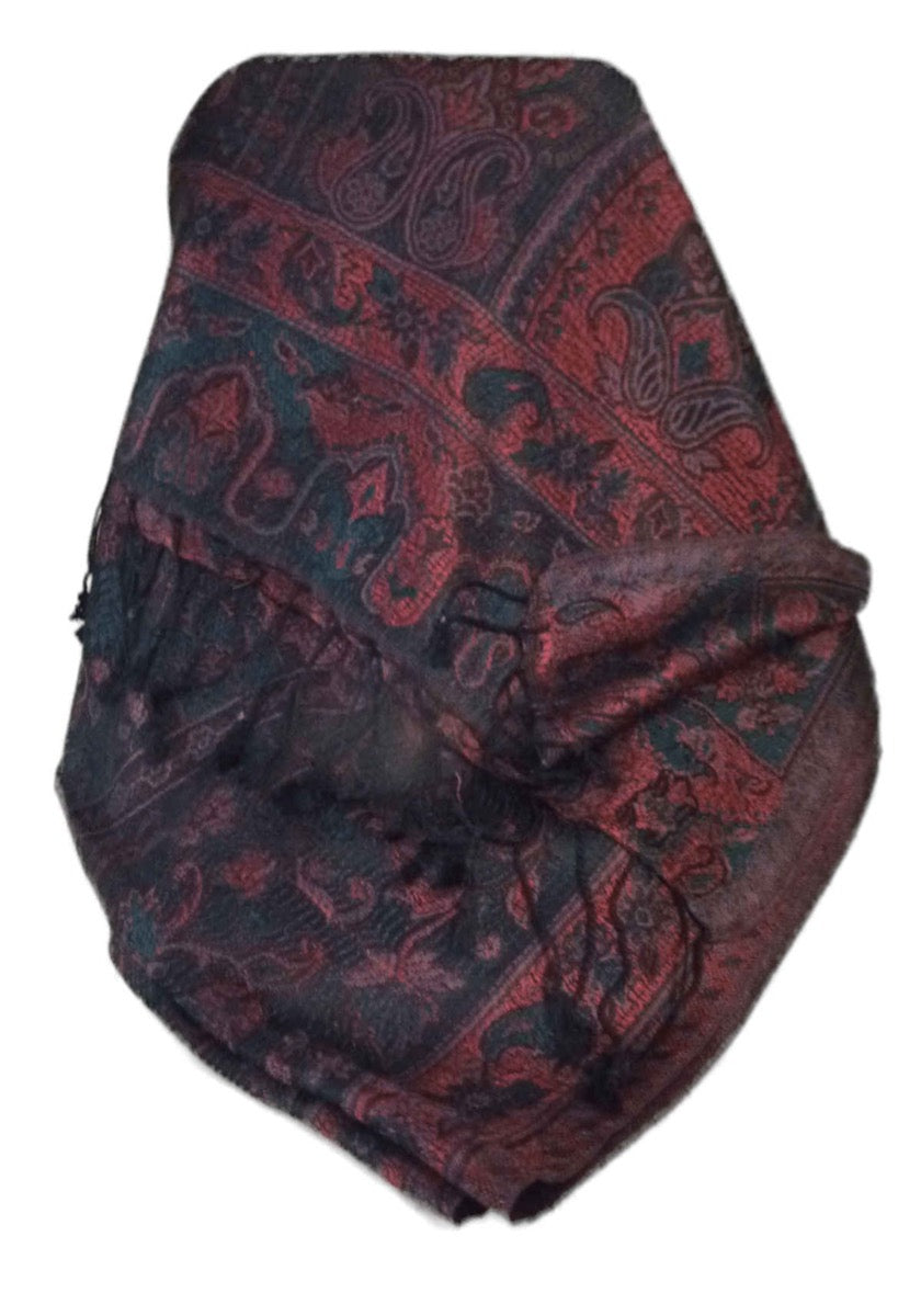 Mens Jamawar Premium Silk Scarf Pattern 5729 by Pashmina & Silk