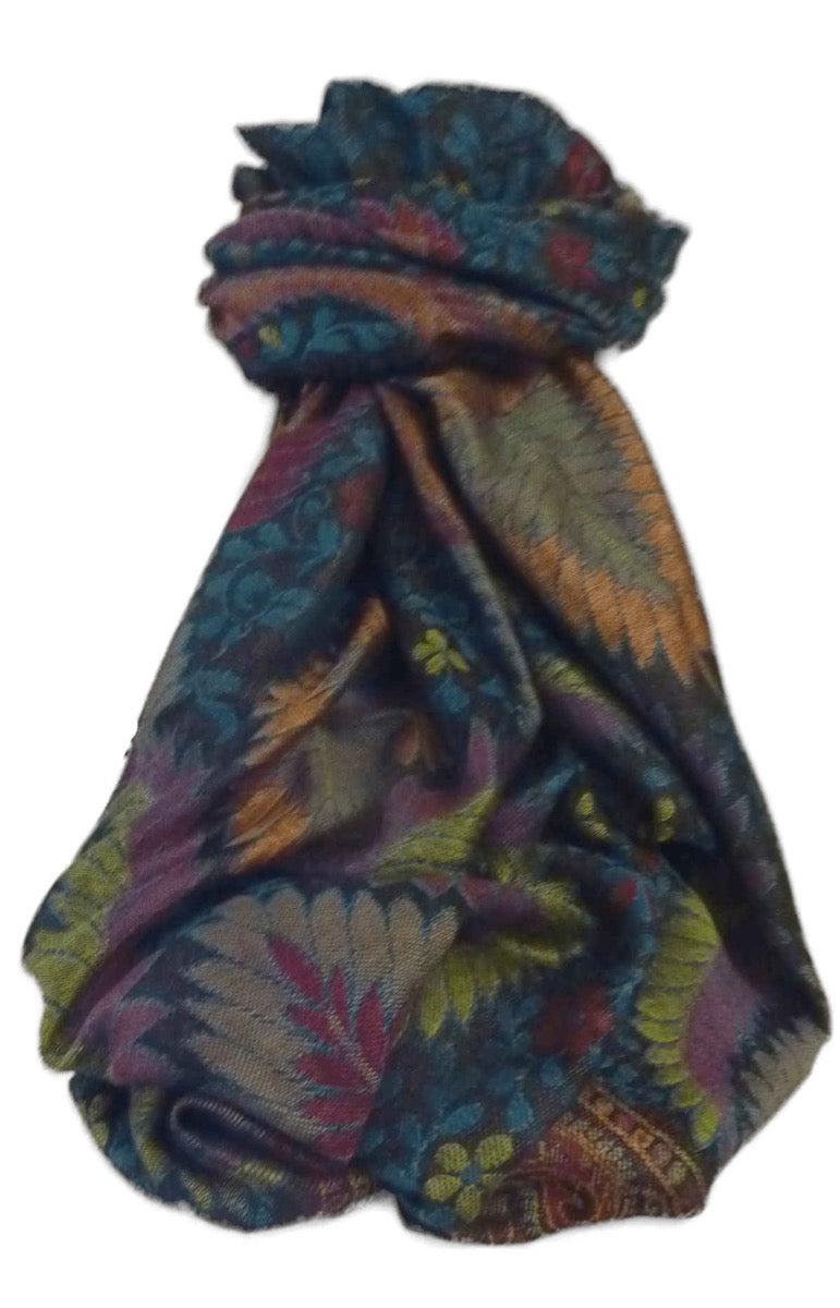 Mens Jamawar Premium Silk Scarf Pattern 5699 by Pashmina & Silk
