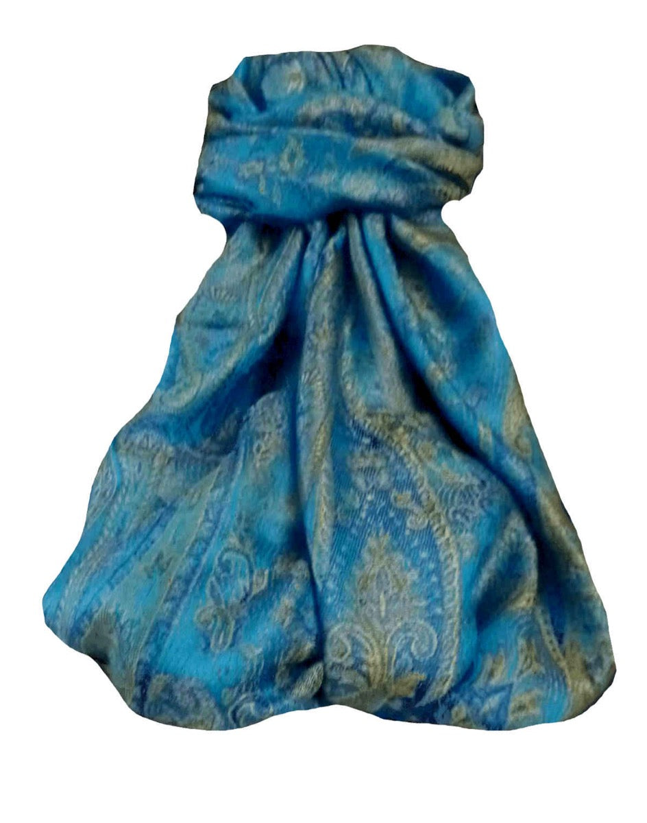 Jamawar Premium Silk Stole Pattern 3879 by Pashmina & Silk
