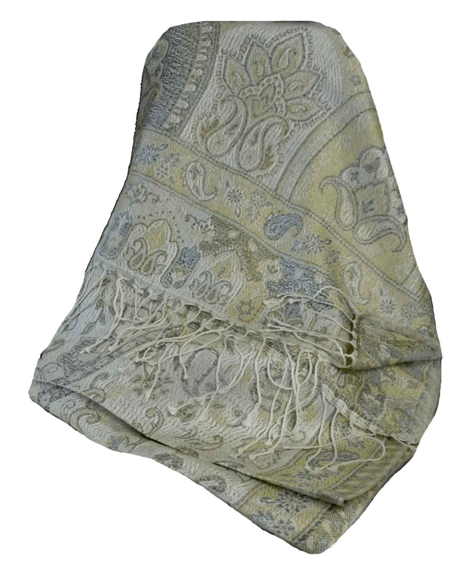 Jamawar Premium Silk Stole Pattern 4289 by Pashmina & Silk