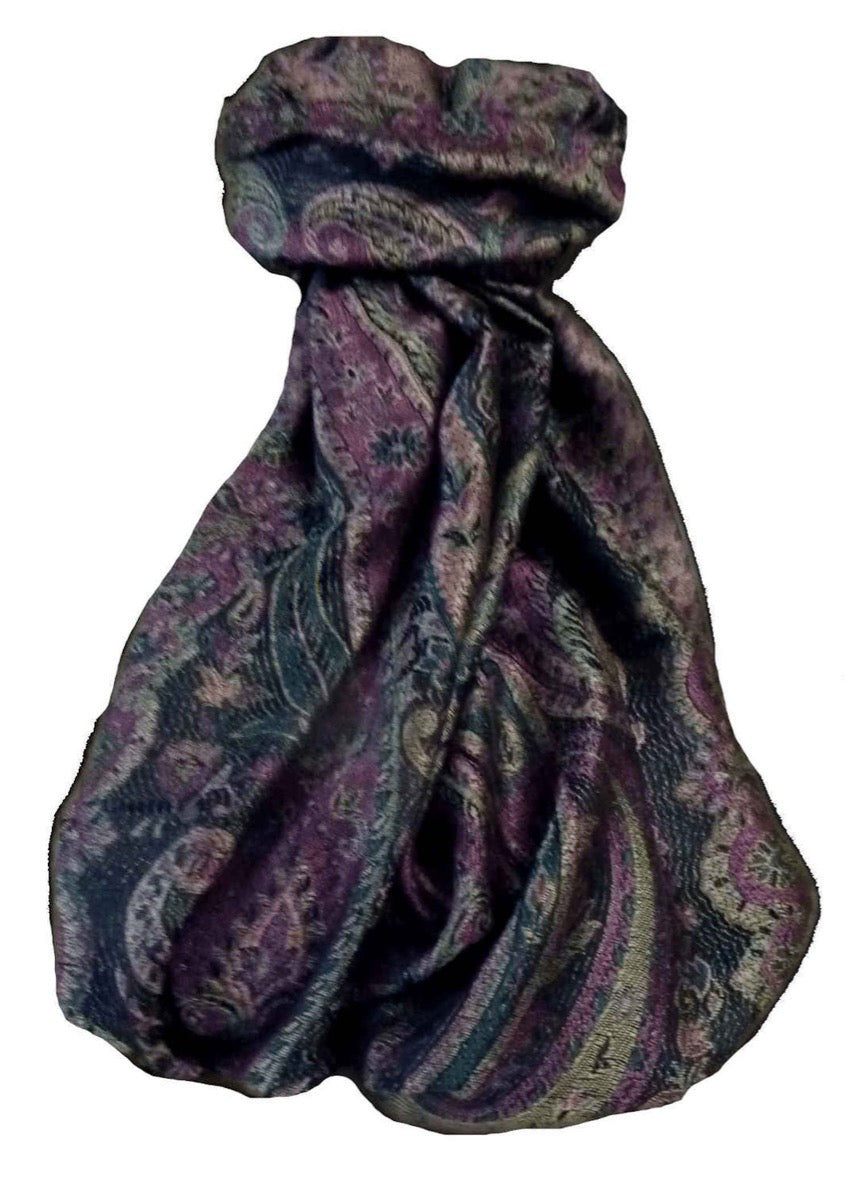 Jamawar Premium Silk Stole Pattern 4609 by Pashmina & Silk