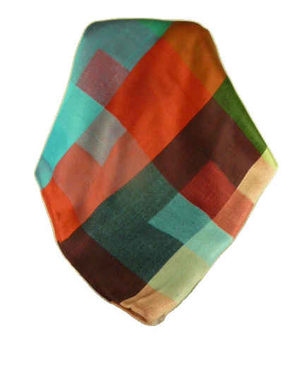 Mens Premium Silk Check Stole 7059 by Pashmina & Silk