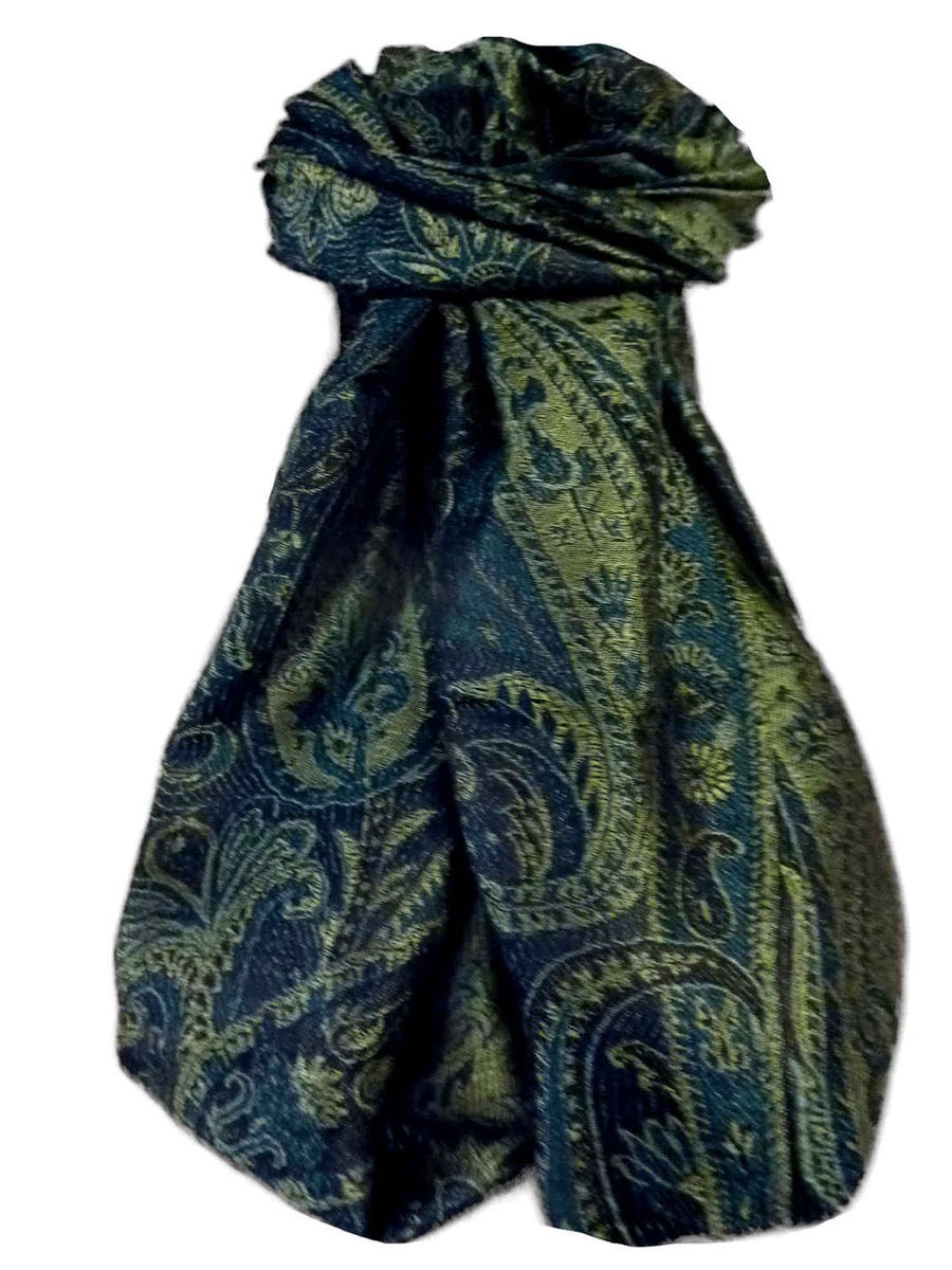 Mens Jamawar Premium Silk Scarf Pattern 7259 by Pashmina & Silk