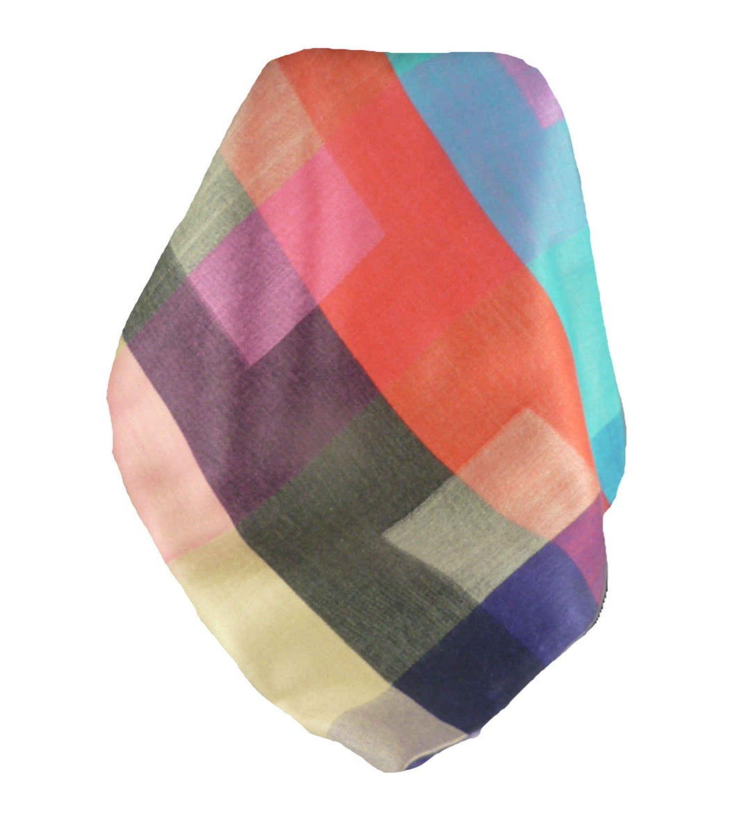 Mens Premium Silk Check Stole 7899 by Pashmina & Silk