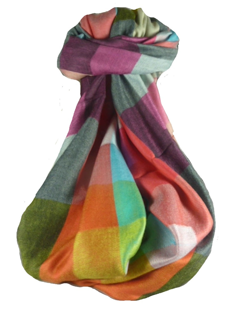 Mens Premium Silk Check Stole 8339 by Pashmina & Silk