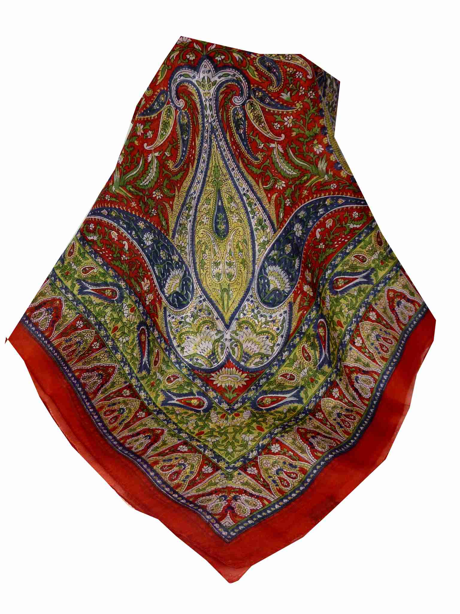 Echarpe Traditional Soie de Mûrier Guyan Flame de Pashmina & Silk 