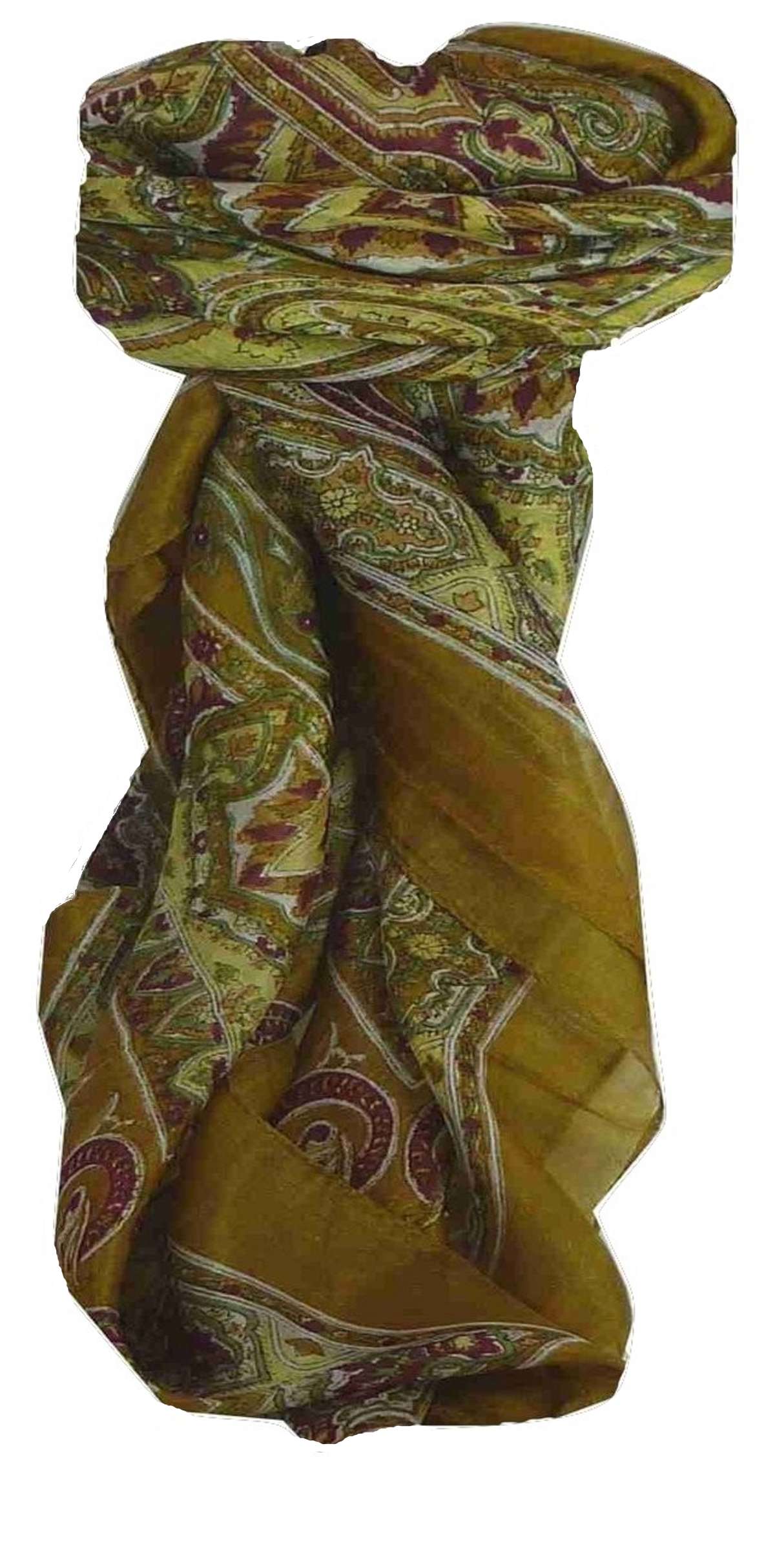 Echarpe Traditional Soie de Mûrier Chakori Caramel de Pashmina & Silk 
