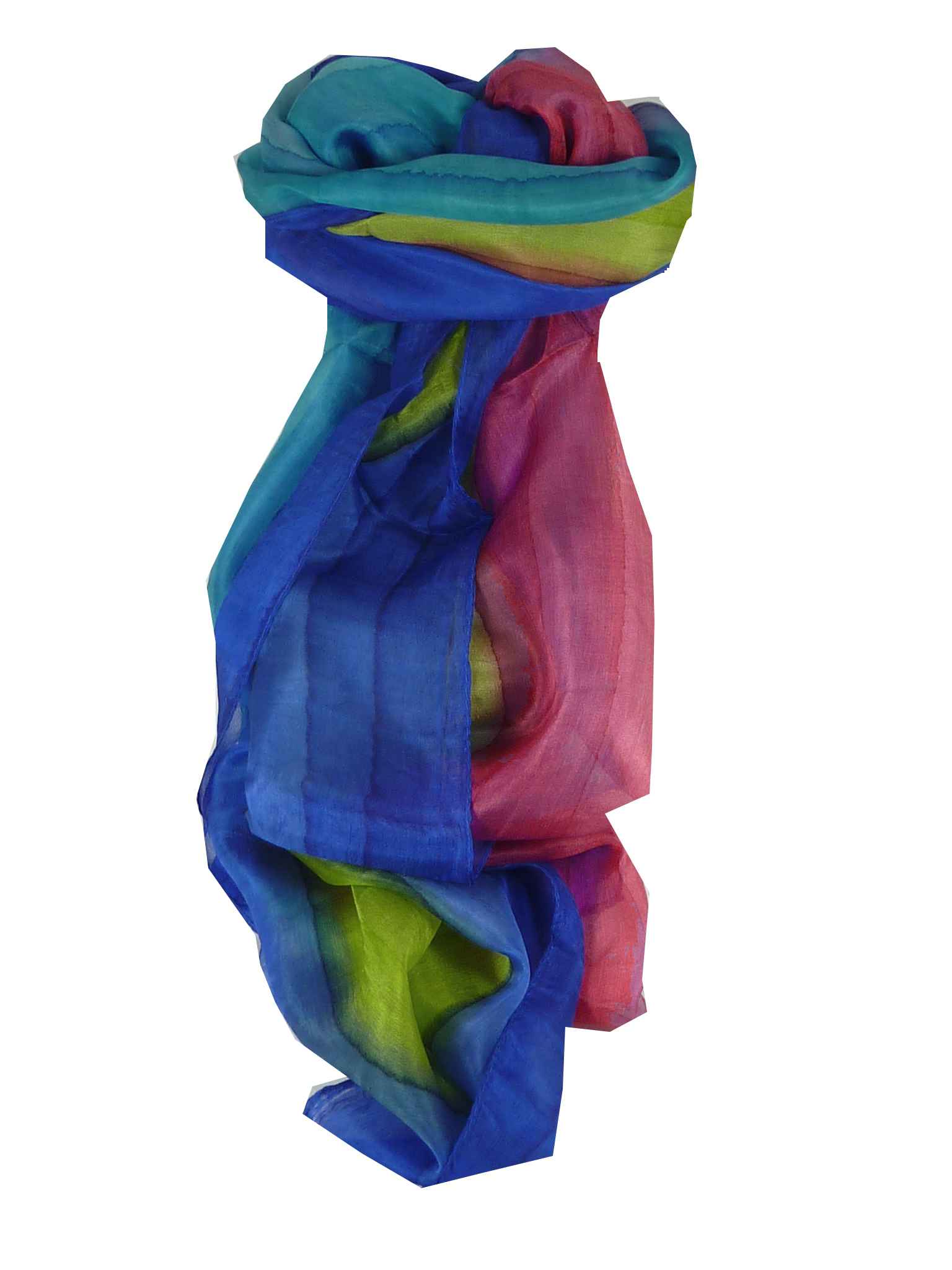 Sciarpa Lunga di Seta di Gelso Traditional Rainbow Sen da Pashmina & Silk