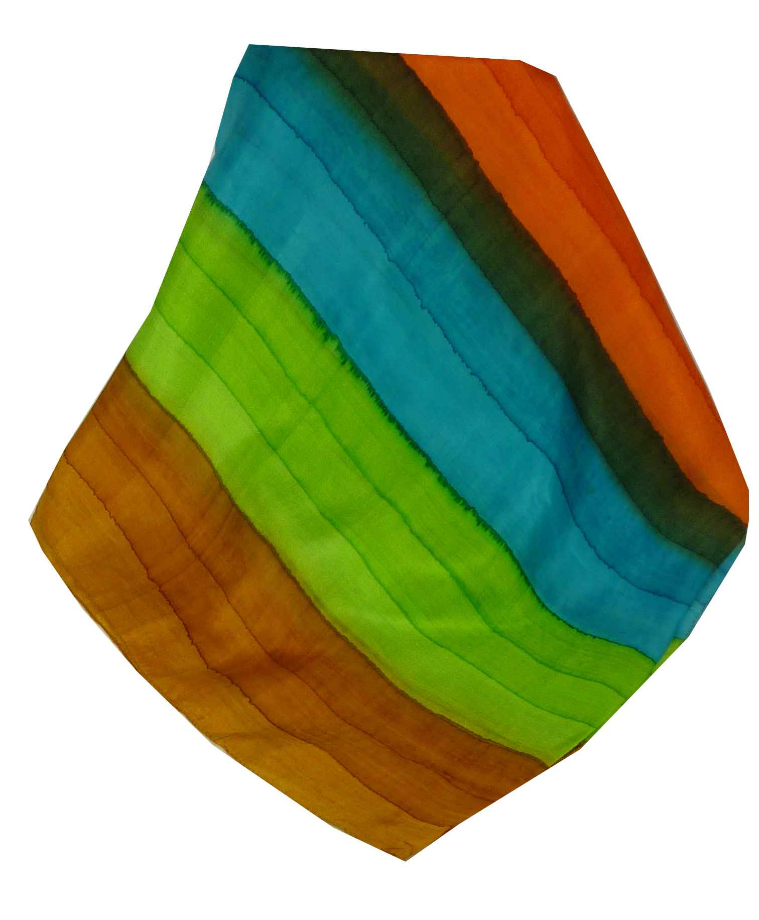 Sciarpa Lunga di Seta di Gelso Traditional Rainbow Kaylan da Pashmina & Silk