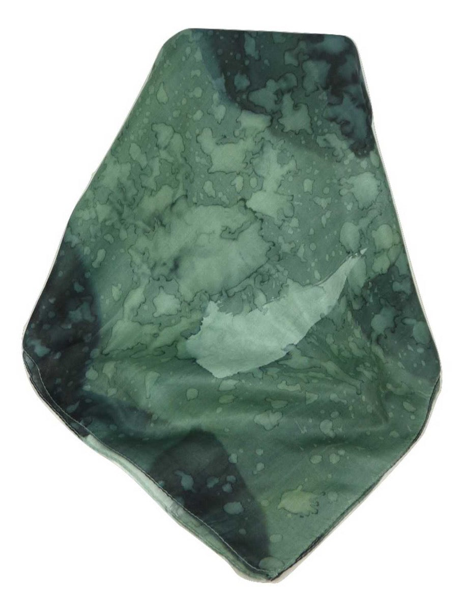 Mulberry Silk Painted Long Scarf Classic Charcoal by Pashmina & Silk