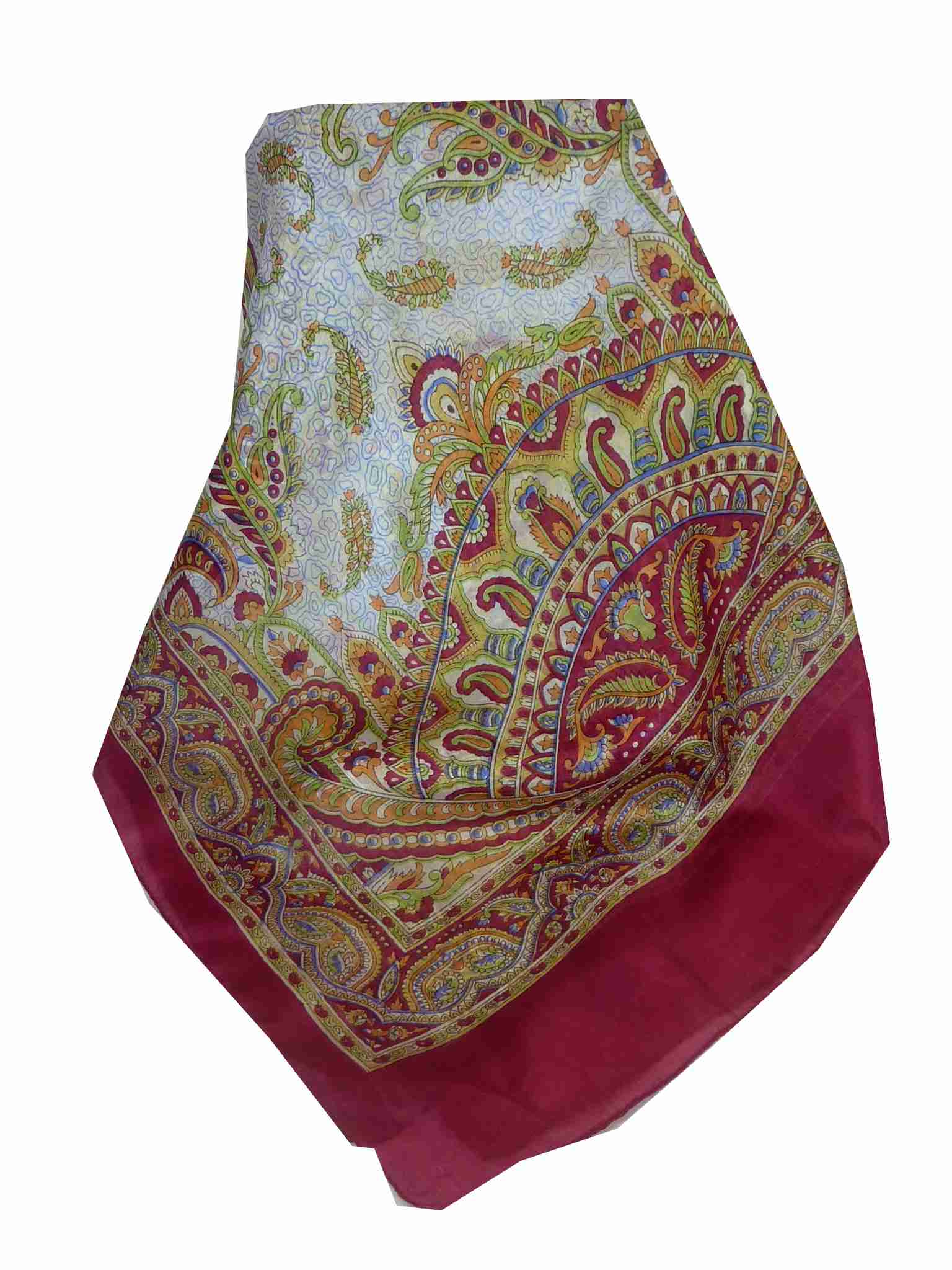 Mulberry Silk Traditional Long Scarf Safia Pink by Pashmina & Silk