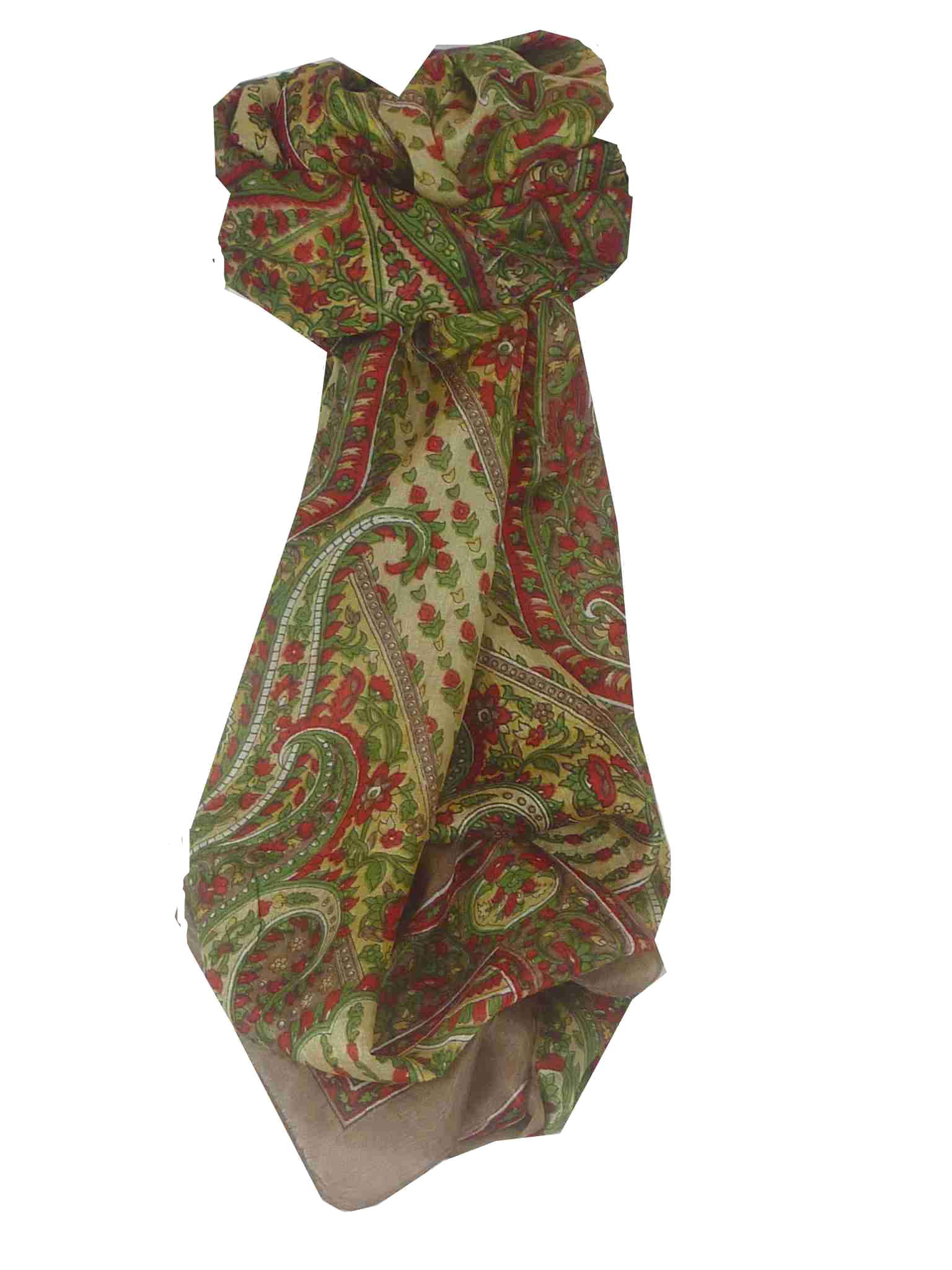Mulberry Silk Traditional Long Scarf Lexi Caramel by Pashmina & Silk