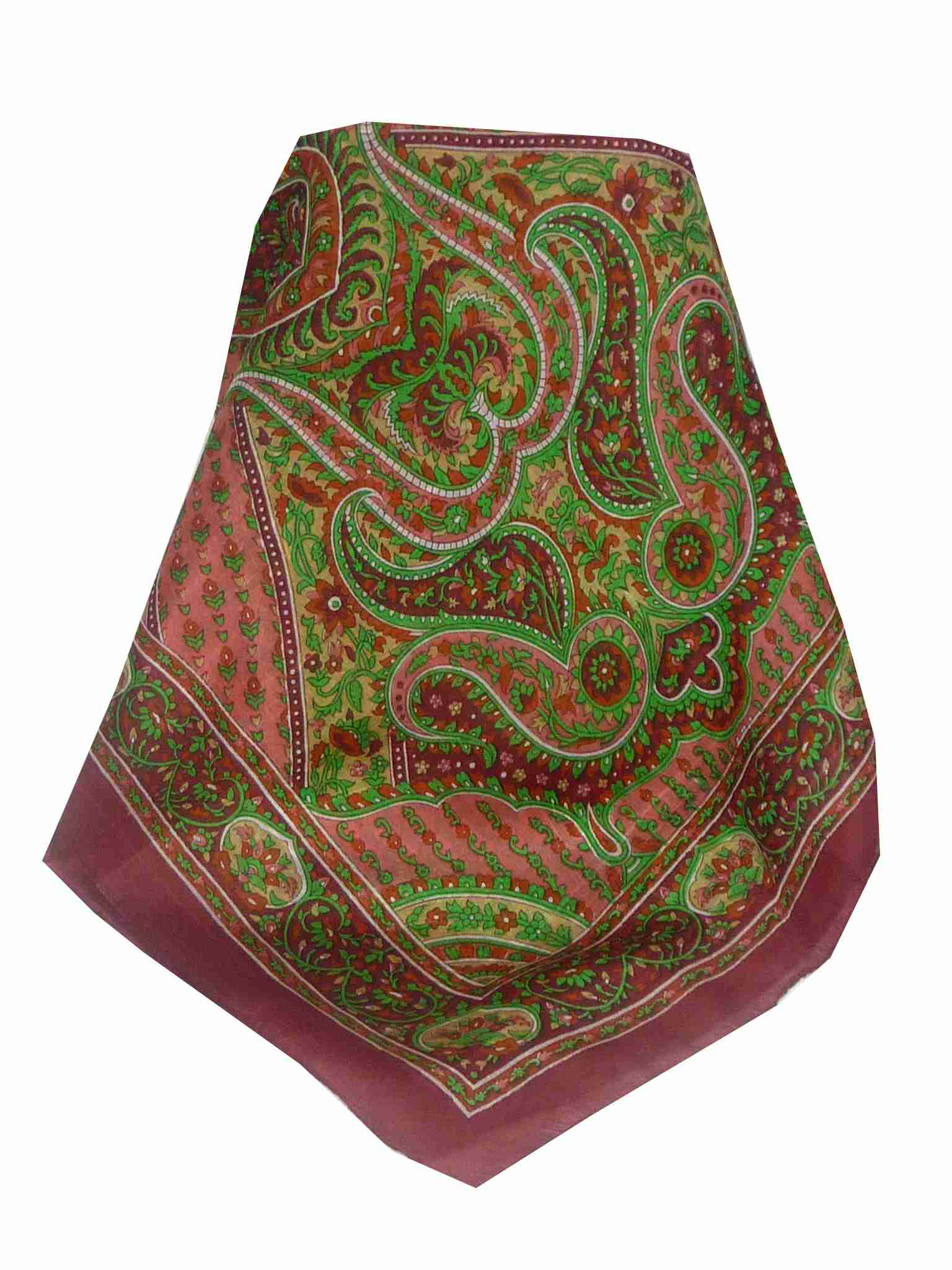 Mulberry Silk Traditional Long Scarf Lexi Red by Pashmina & Silk