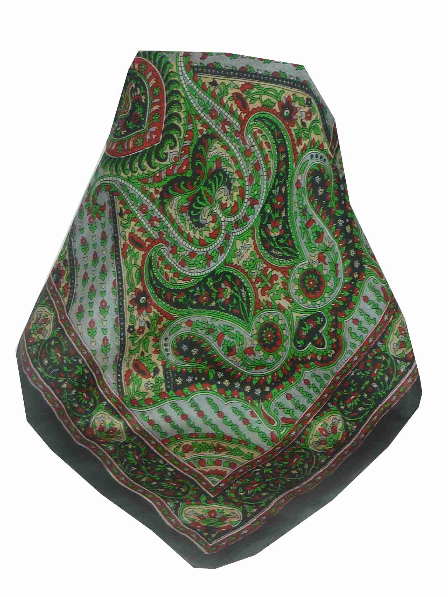 Mulberry Silk Traditional Long Scarf Lexi Black by Pashmina & Silk