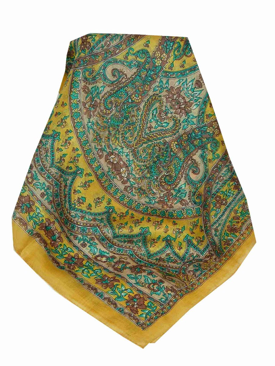 Tradizionale Sciarpa Longa di Seta Chamelia Cream di Pashmina & Silk