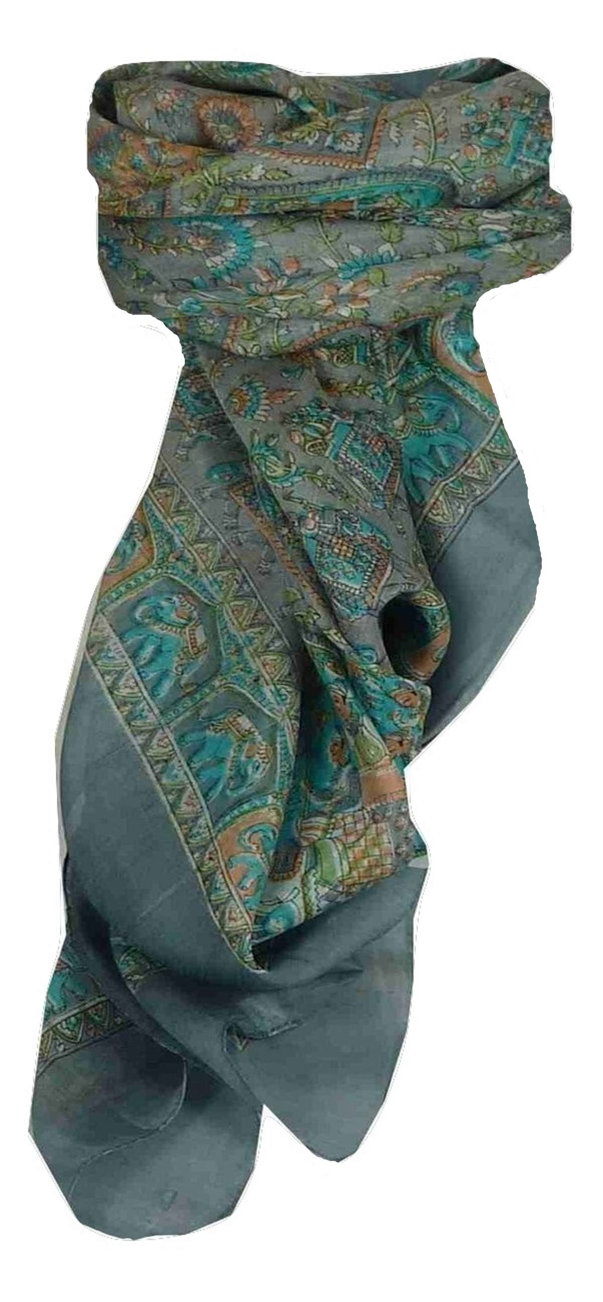 Echarpe Traditional Soie de Mûrier Donya Pearl de Pashmina & Silk 