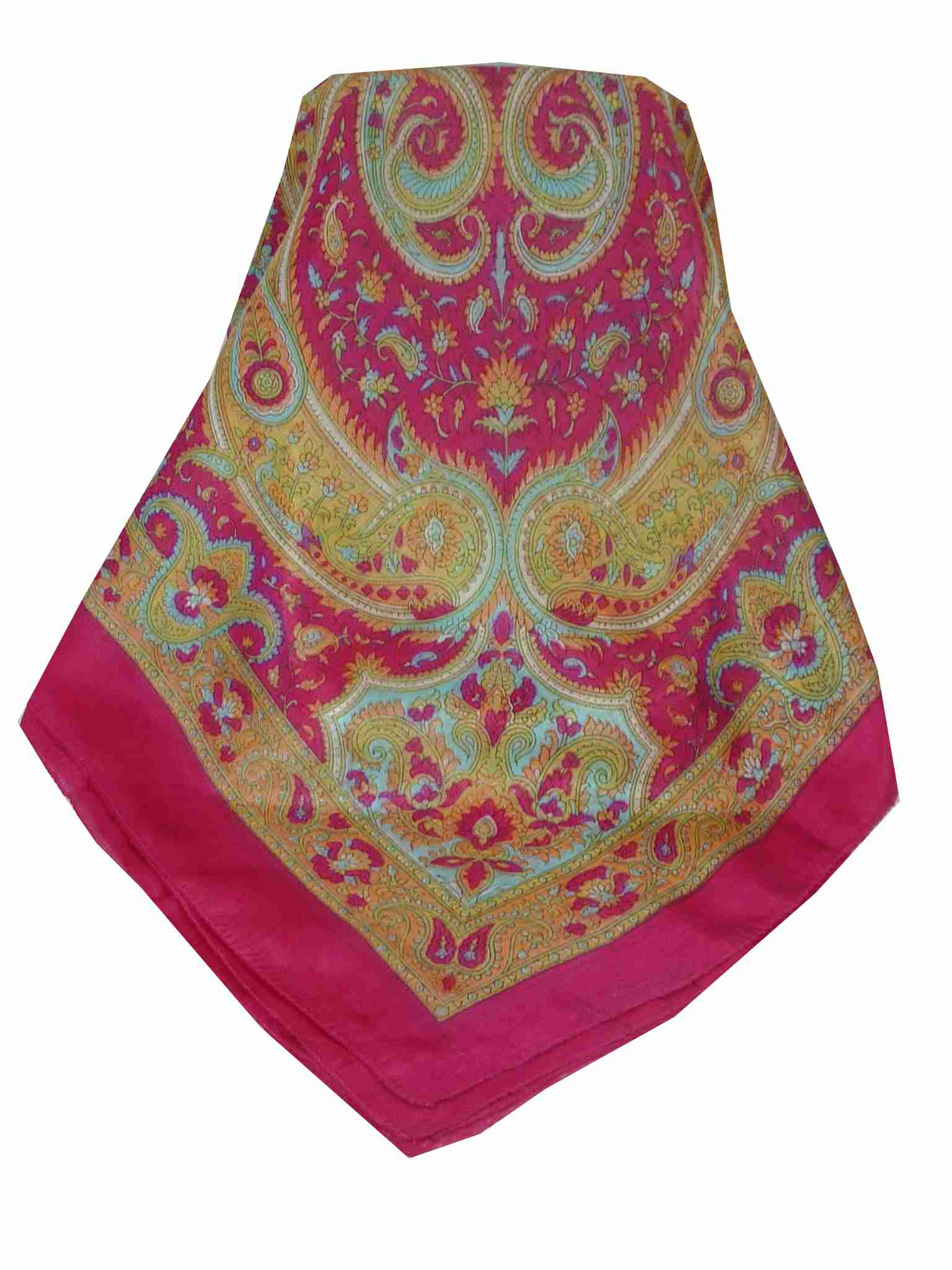 Echarpe Traditional Soie de Mûrier Firoza Pink de Pashmina & Silk 