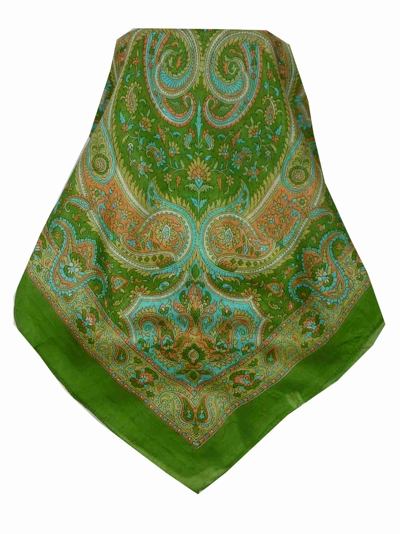 Echarpe Traditional Soie de Mûrier Firoza Sage de Pashmina & Silk 