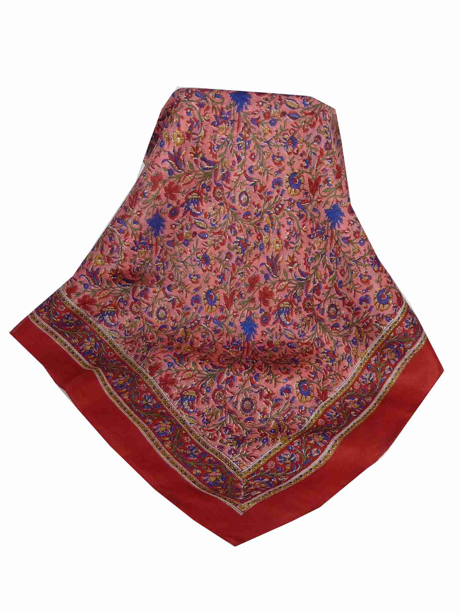 Echarpe Traditional Soie de Mûrier Affya Red de Pashmina & Silk 