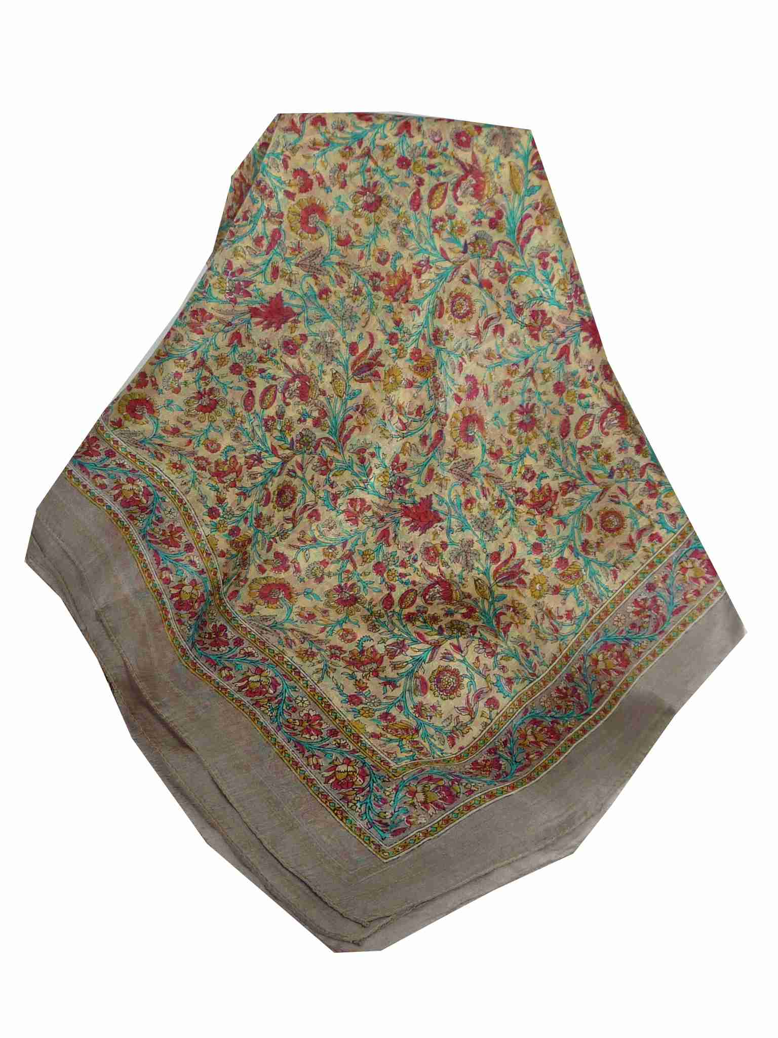 Echarpe Traditional Soie de Mûrier Affya Ivory de Pashmina & Silk 