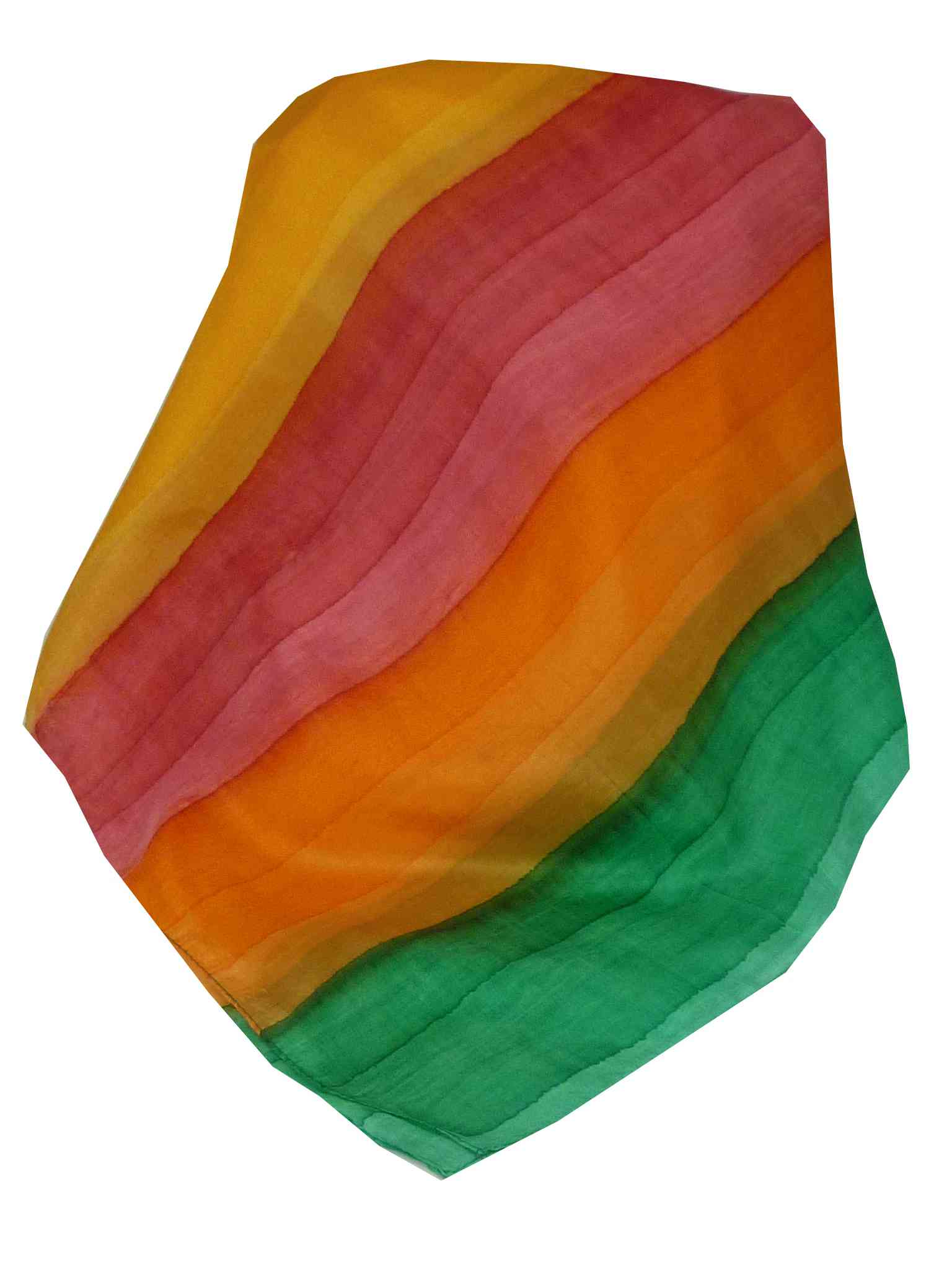 Sciarpa Lunga di Seta di Gelso Traditional Rainbow Mehta da Pashmina & Silk
