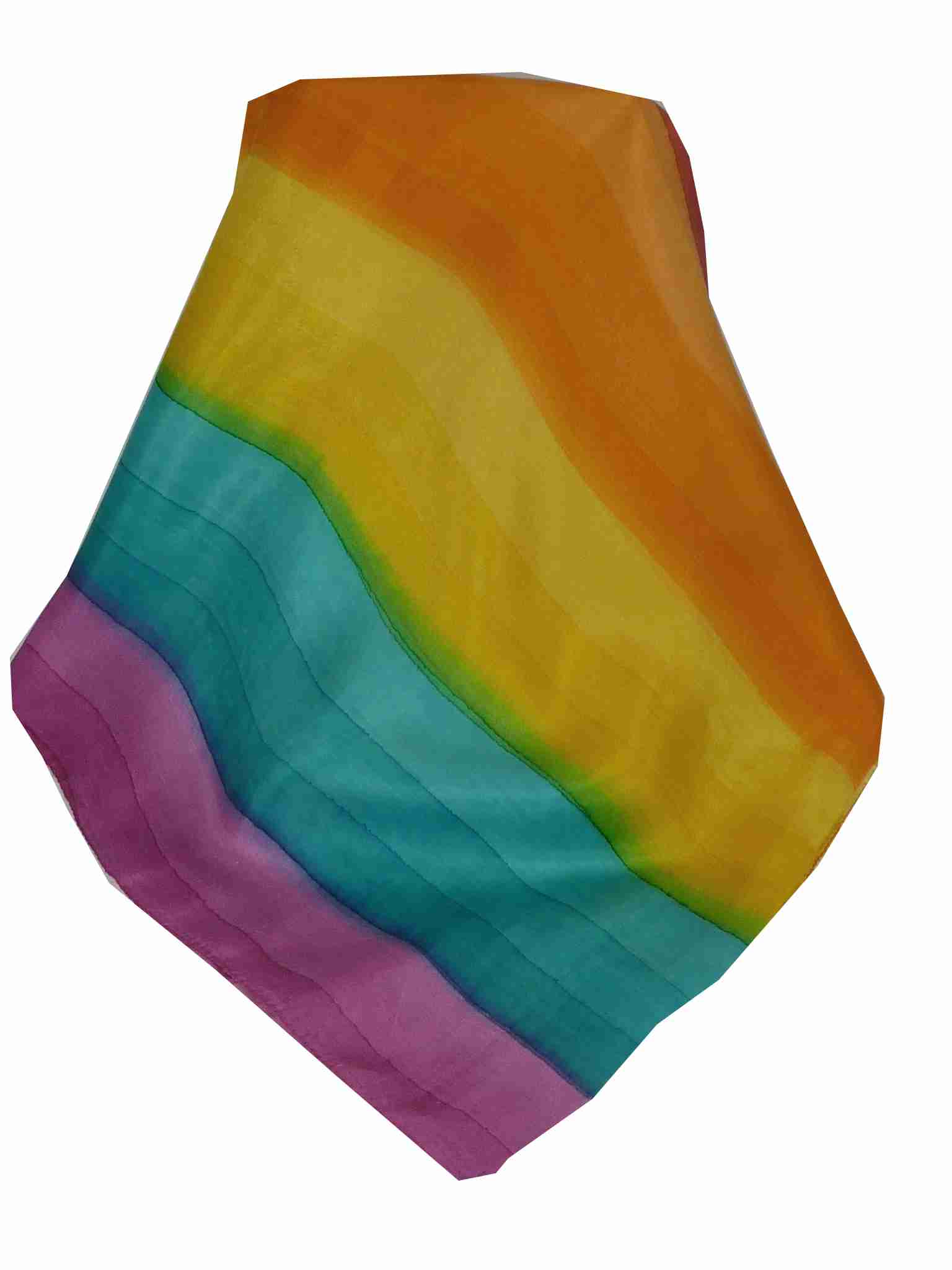 Sciarpa Lunga di Seta di Gelso Traditional Rainbow Patel da Pashmina & Silk