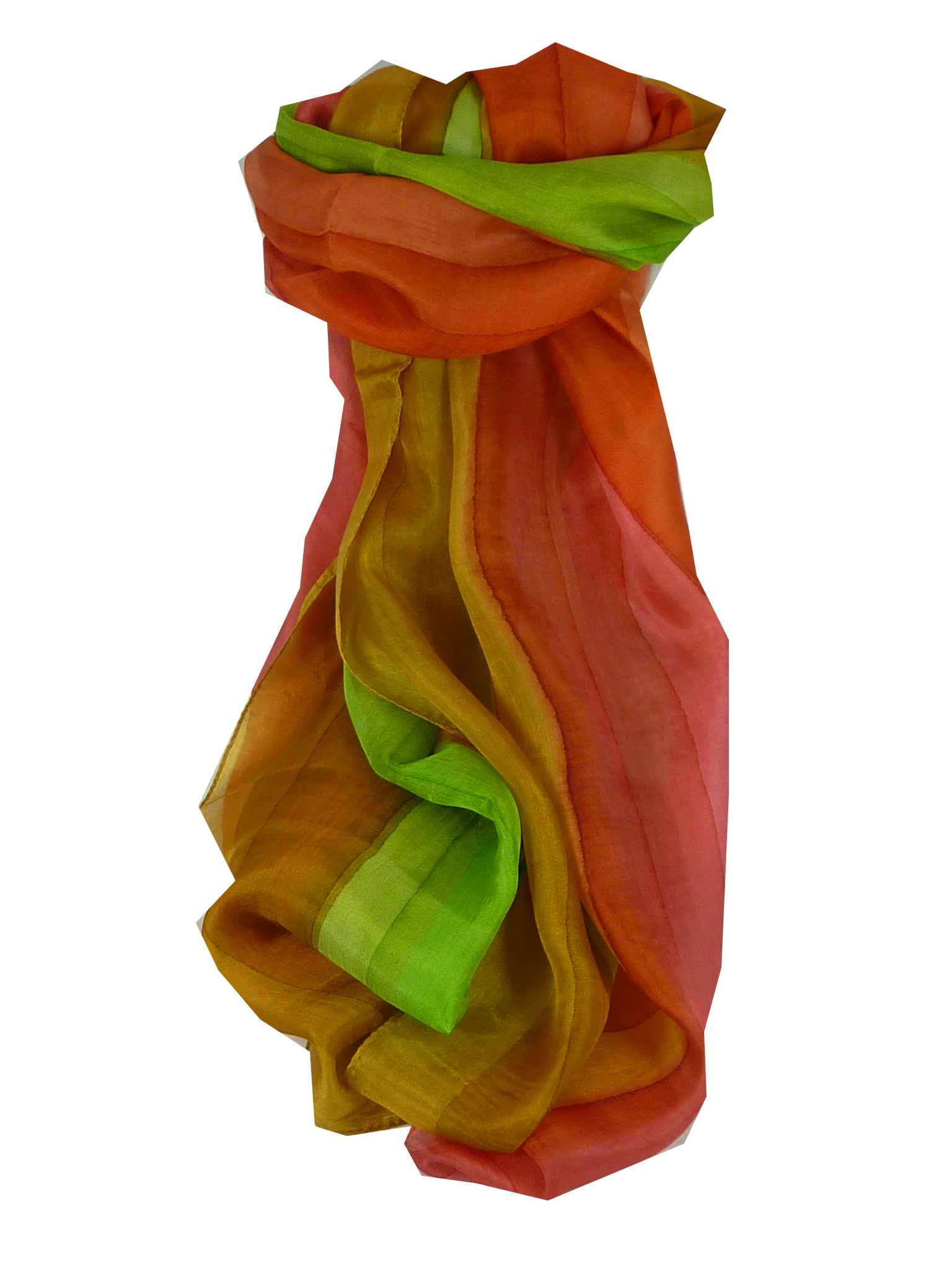 Sciarpa Lunga di Seta di Gelso Traditional Rainbow Prakesh da Pashmina & Silk