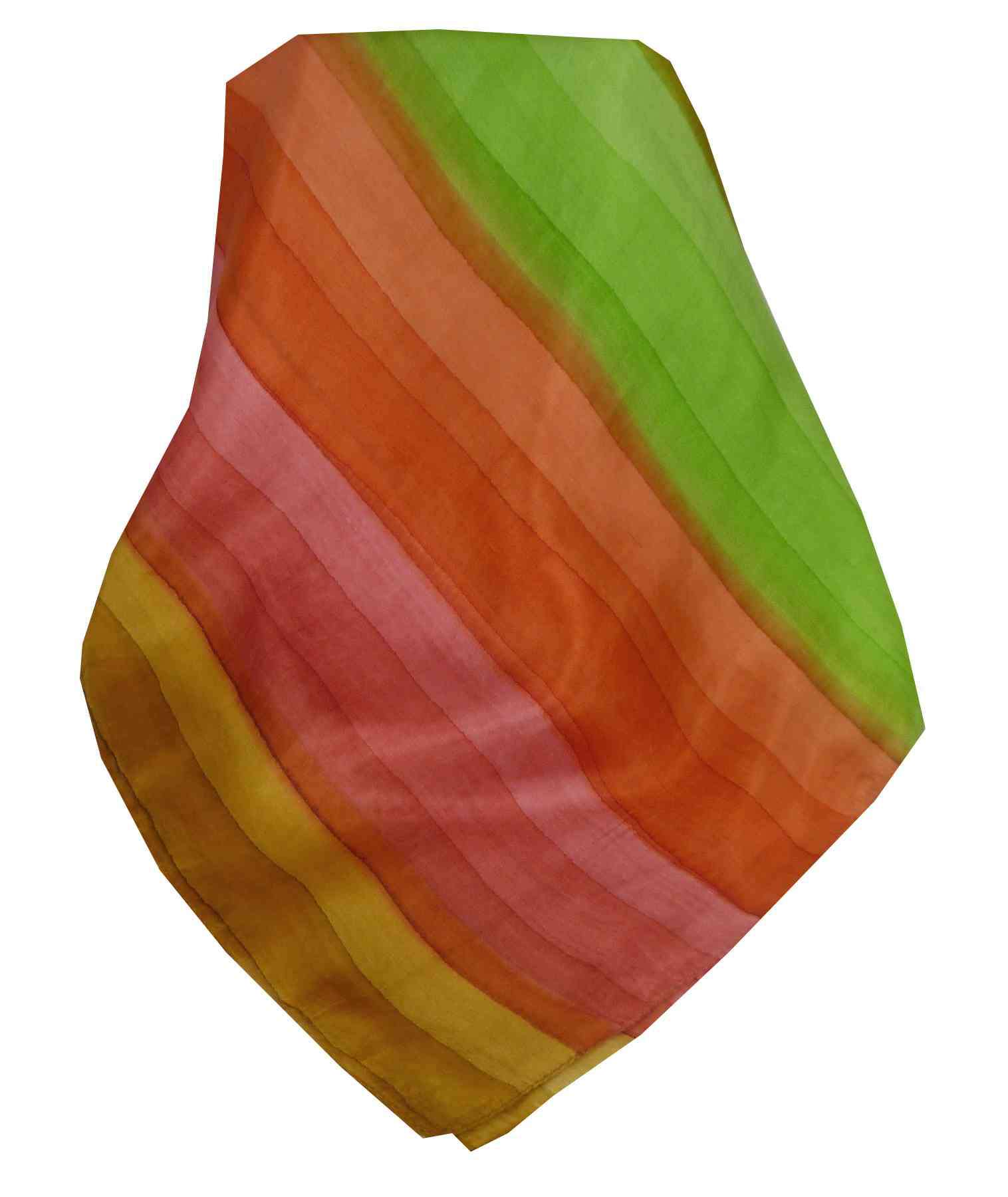 Sciarpa Lunga di Seta di Gelso Traditional Rainbow Prasad da Pashmina & Silk