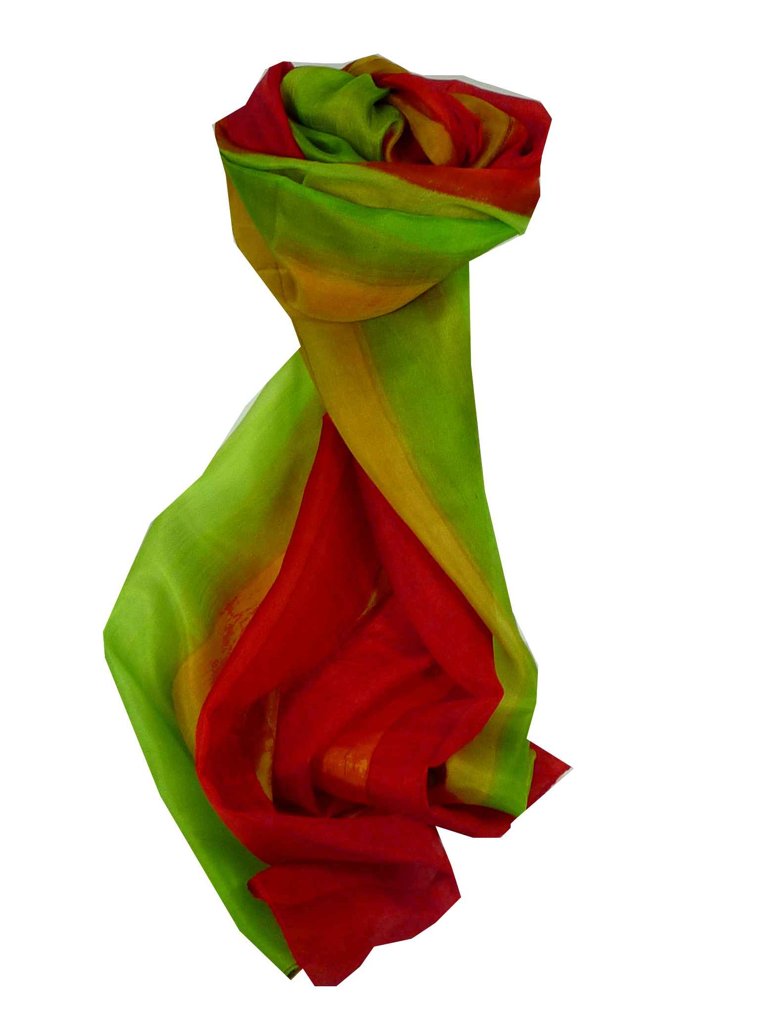 Sciarpa Lunga di Seta di Gelso Traditional Rainbow Maniam da Pashmina & Silk