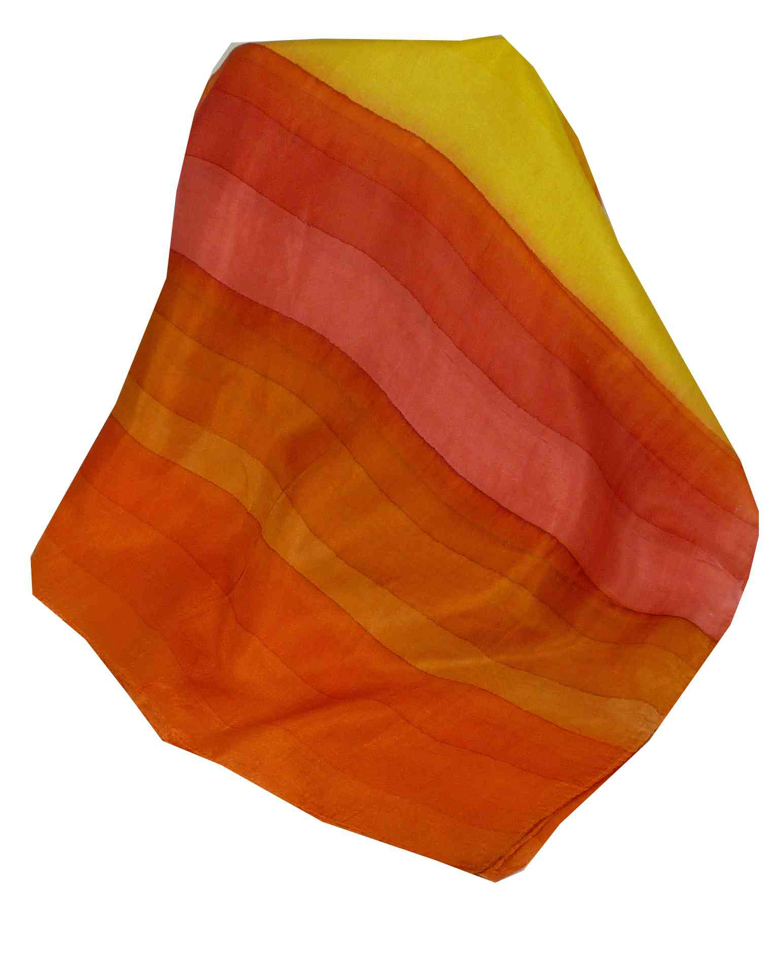 Sciarpa Lunga di Seta di Gelso Traditional Rainbow Komu da Pashmina & Silk