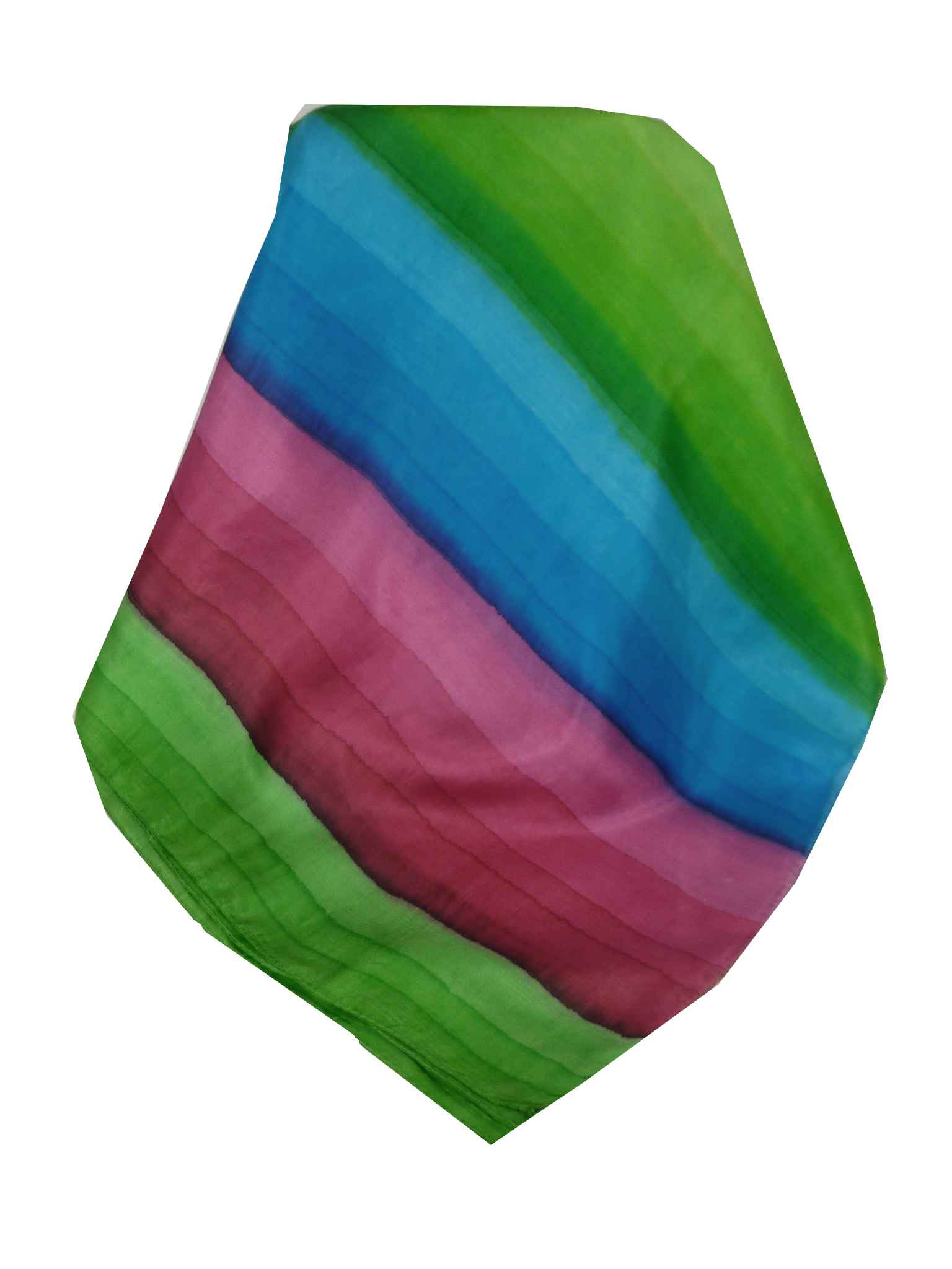 Sciarpa Lunga di Seta di Gelso Traditional Rainbow Baij da Pashmina & Silk