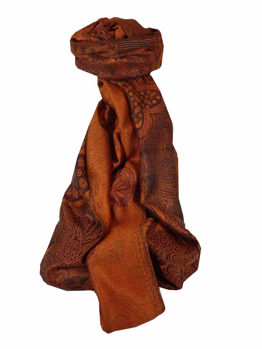 Für Männer Jamawar Stola Premium Seide 4739 von Pashmina & Silk