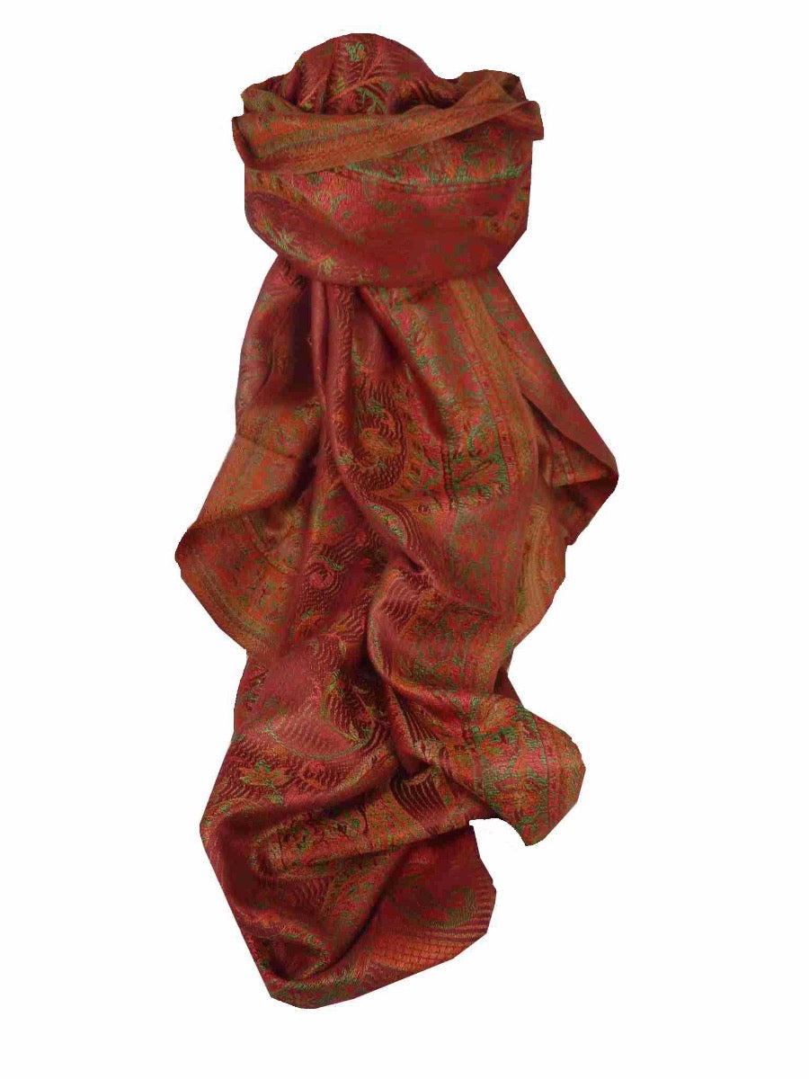 Für Männer Jamawar Stola Premium Seide 5859 von Pashmina & Silk
