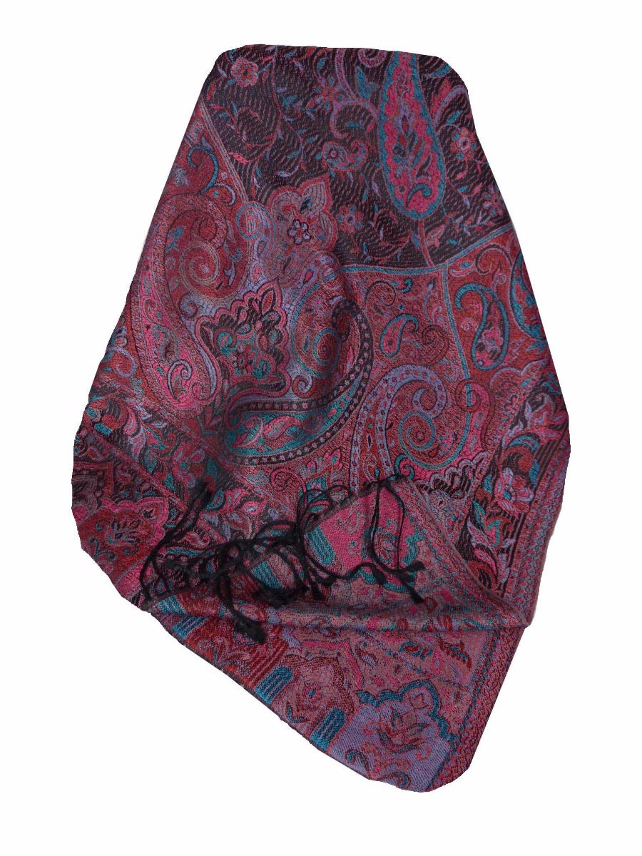 Für Männer Jamawar Stola Premium Seide 5989 von Pashmina & Silk