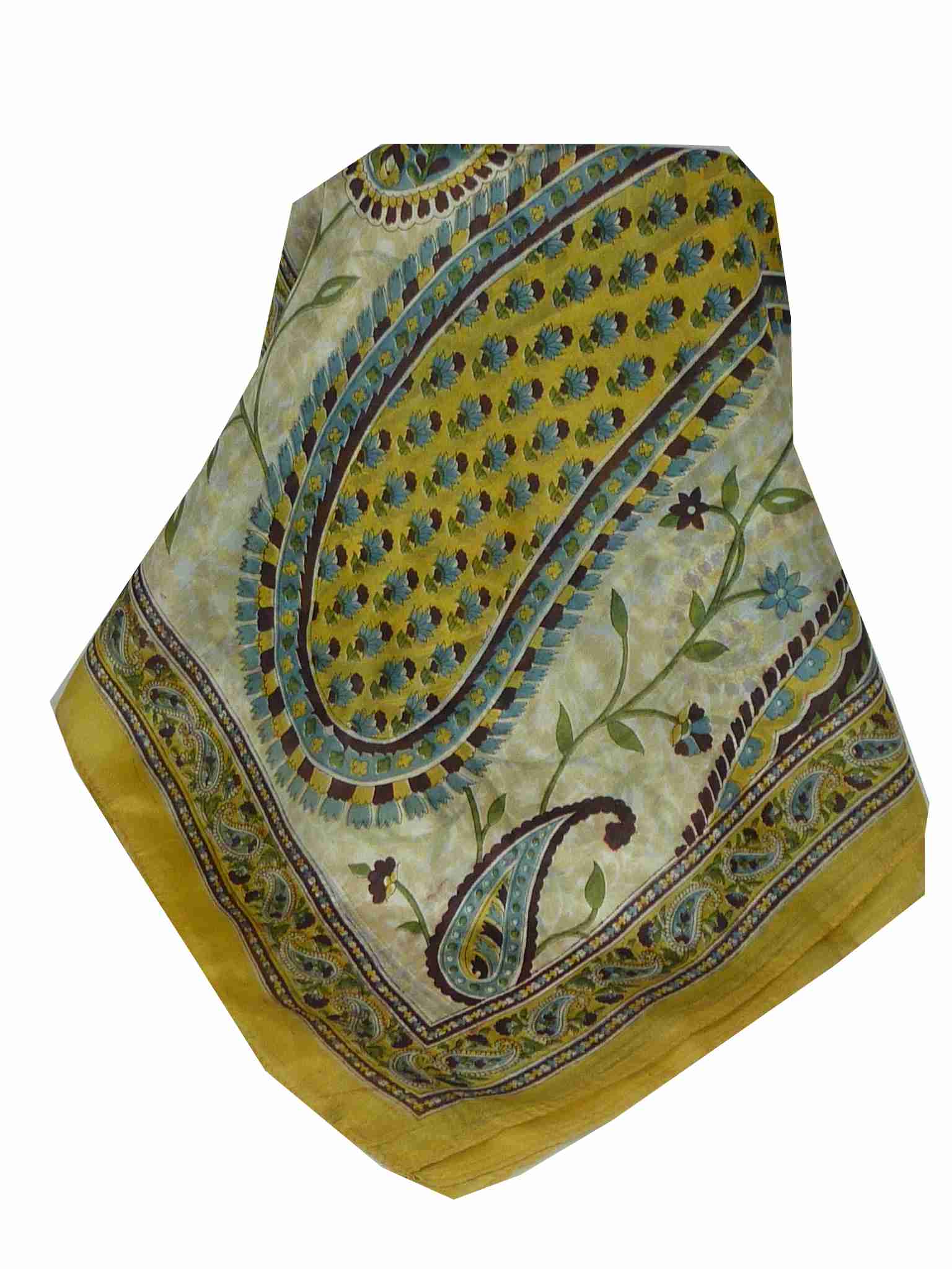 Tradizionale Sciarpa Longa di Seta Sonja Cream di Pashmina & Silk