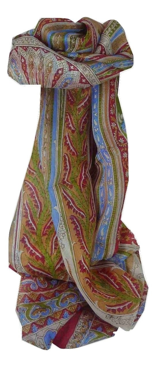 Foulard Traditional Soie de Mûrier Tulisa Pink de Pashmina & Silk 