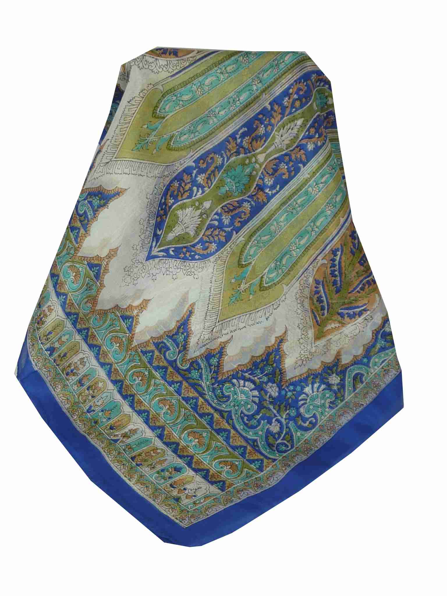 Foulard Traditional Soie de Mûrier Tulisa Blue de Pashmina & Silk 