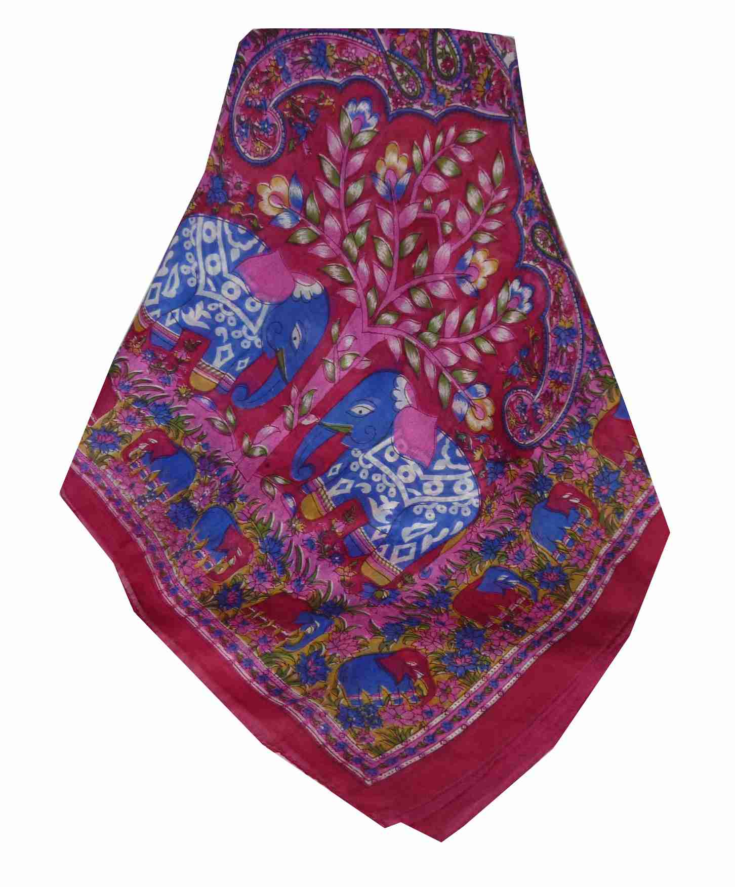 Tradizionale Sciarpa Longa di Seta Nam Pink di Pashmina & Silk