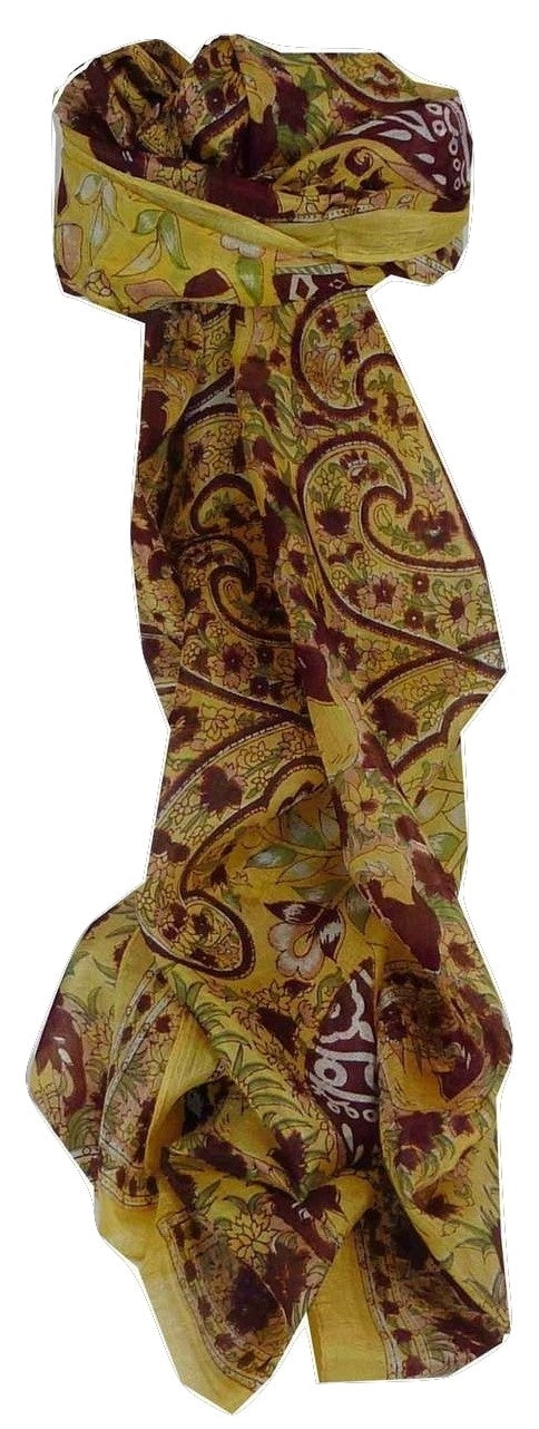Tradizionale Sciarpa Longa di Seta Nam Gold di Pashmina & Silk