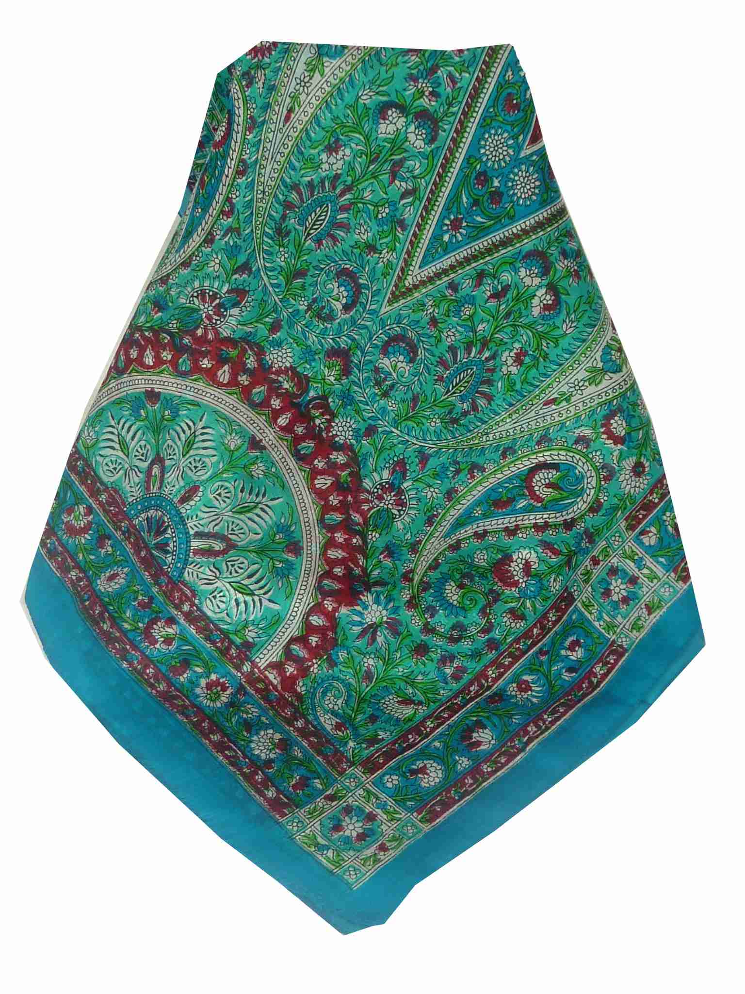 Foulard Traditional Soie de Mûrier Malabar Sky de Pashmina & Silk 