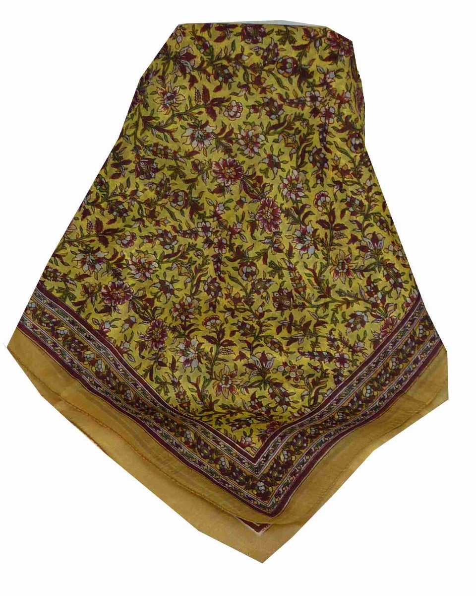 Tradizionale Sciarpa Longa di Seta Eyma Gold di Pashmina & Silk