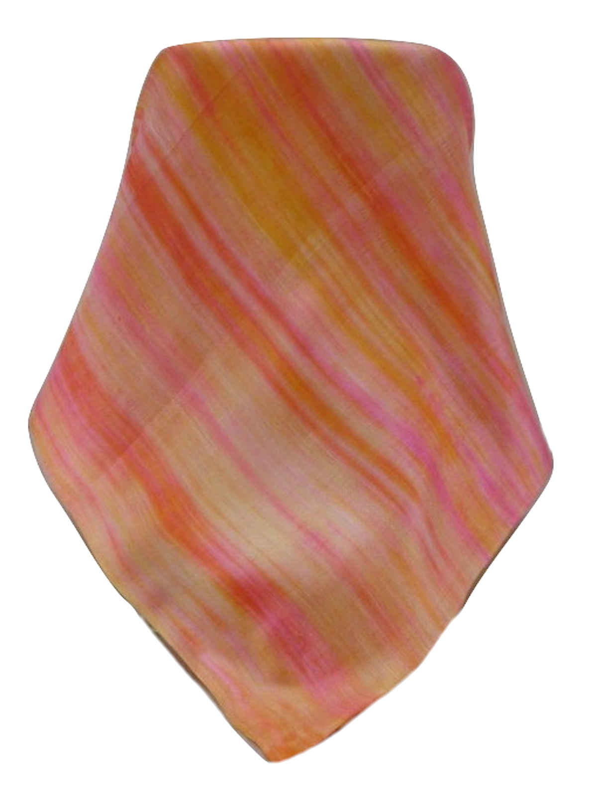 Vietnamese Pure Silk Long Scarf Lai-Chau Peach by Pashmina & Silk