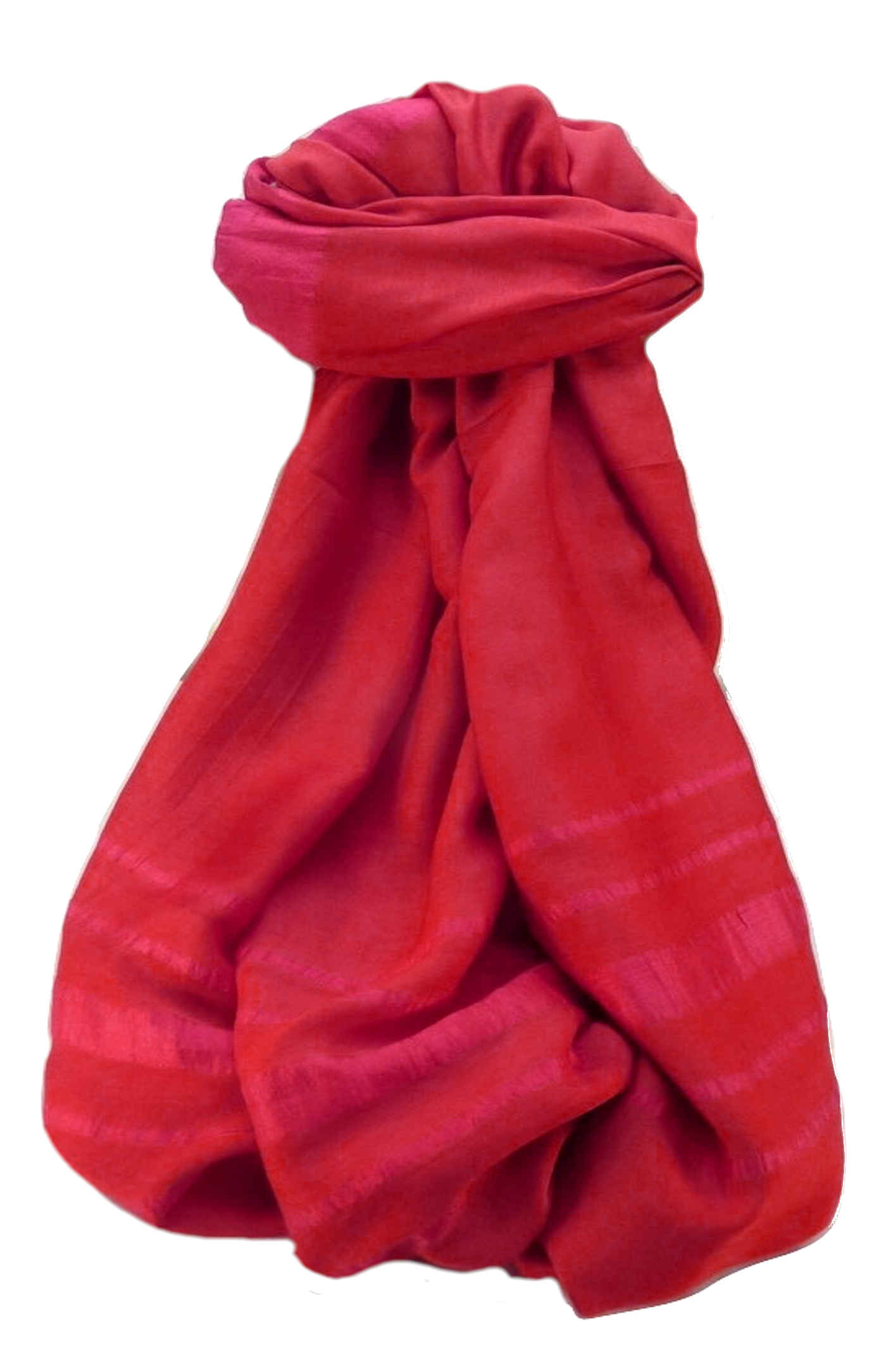 Vietnamese  Pure Silk Long Scarf Yen-The Ruby by Pashmina & Silk