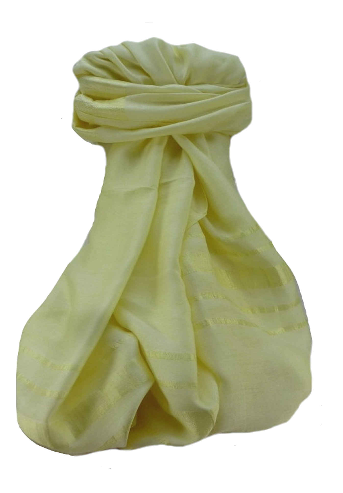Vietnamese  Pure Silk Long Scarf Yen-The Prtimrose by Pashmina & Silk