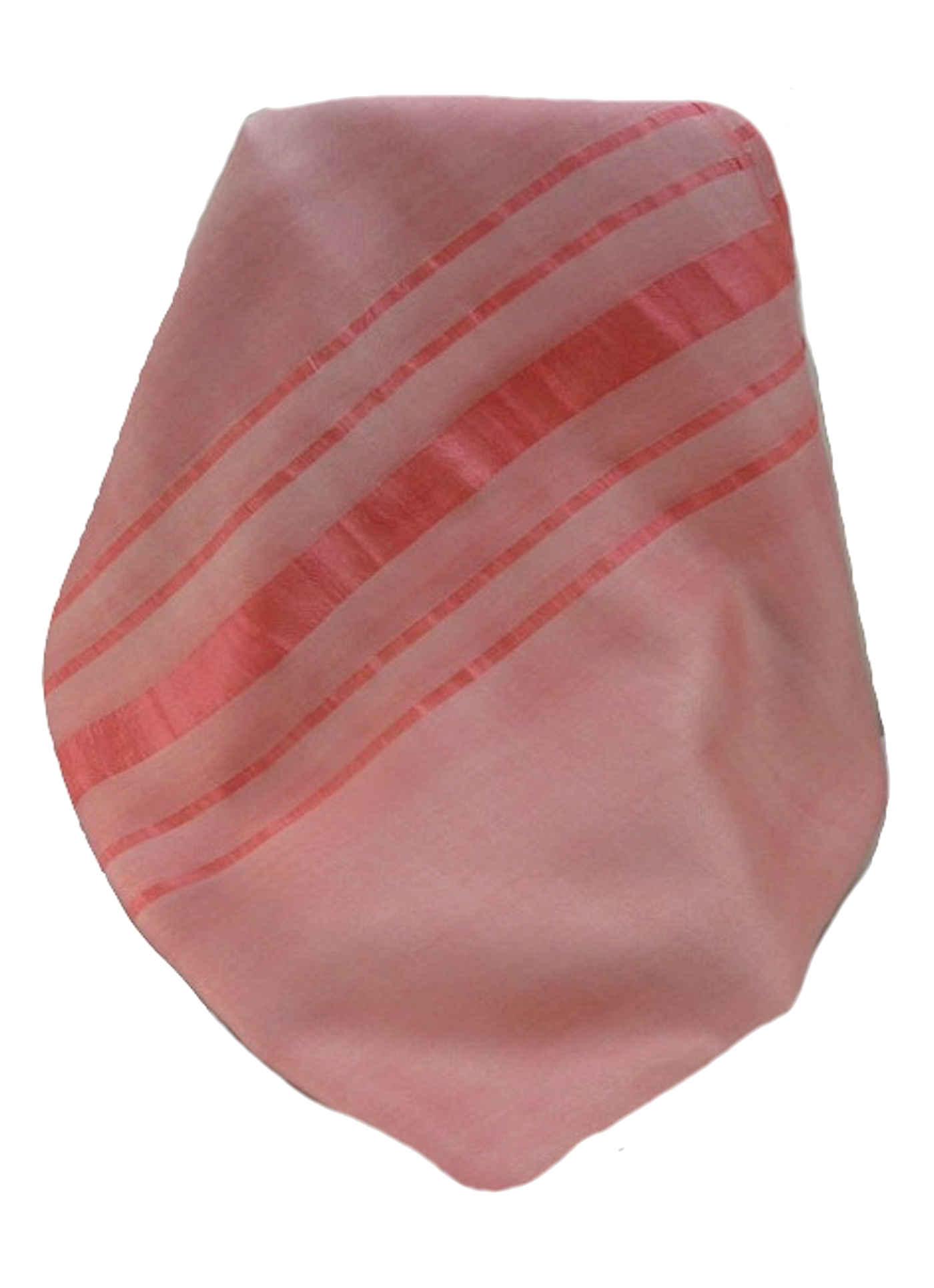 Vietnamese  Pure Silk Long Scarf Yen-The Peach by Pashmina & Silk