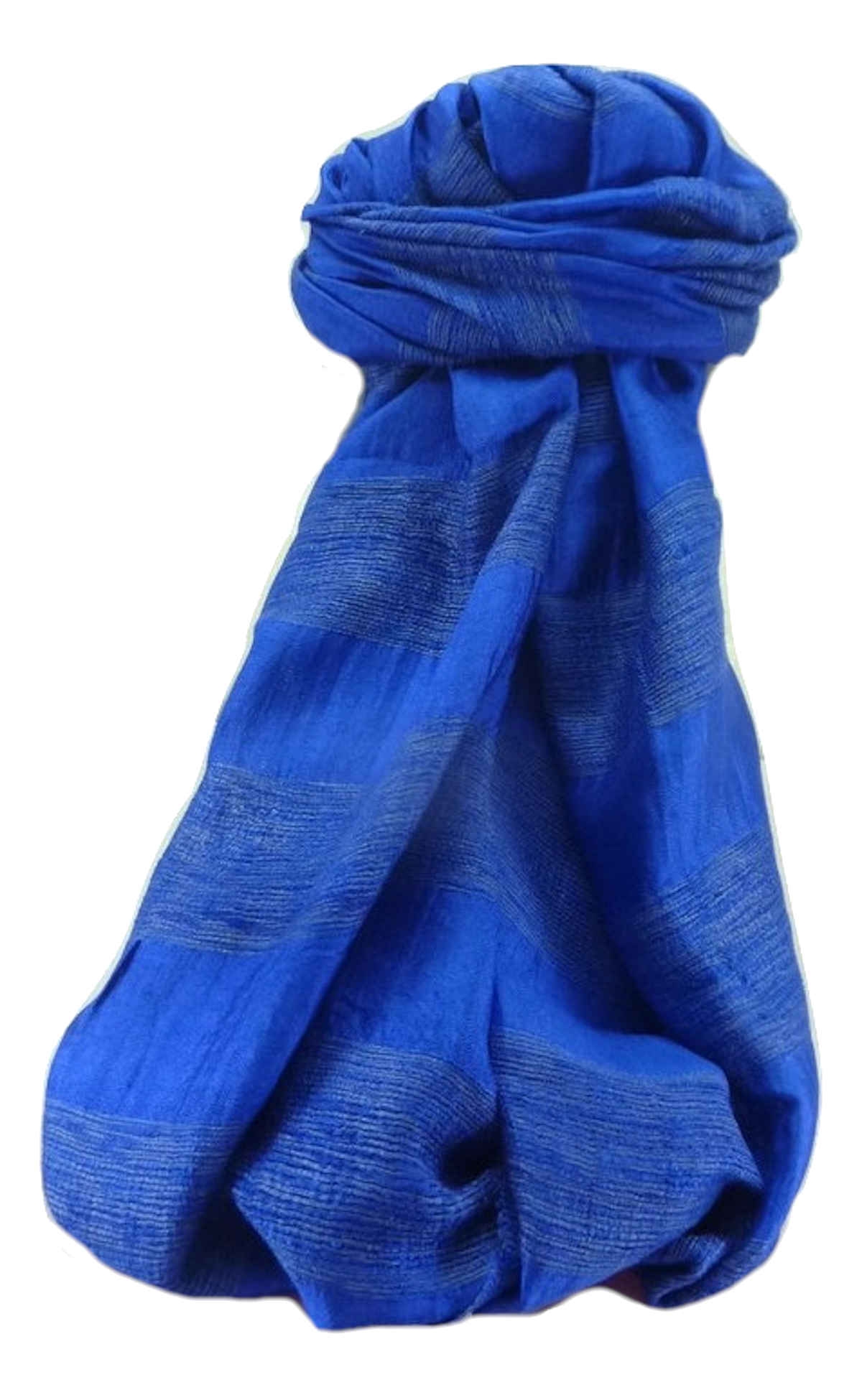 Vietnamese Pure Silk Long Scarf Van-Canh Sapphire by Pashmina & Silk
