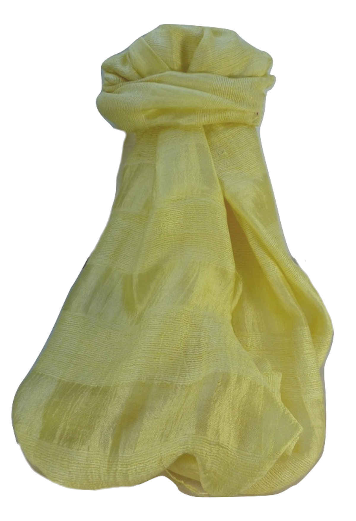 Vietnamese Pure Silk Long Scarf Van-Canh Primrose by Pashmina & Silk