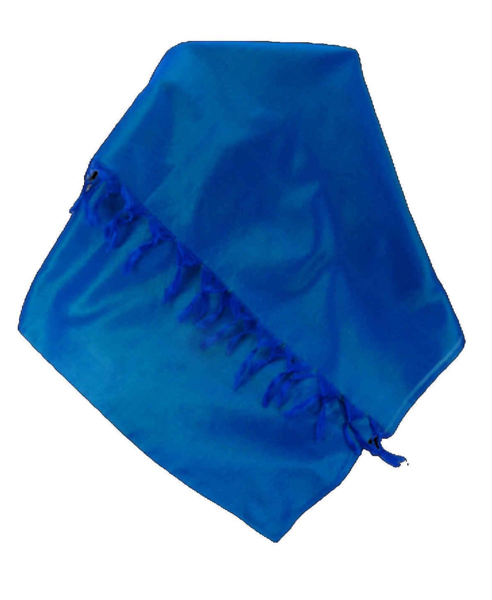 Varanasi Sciarpa di Seta Heritage Anjali Blue