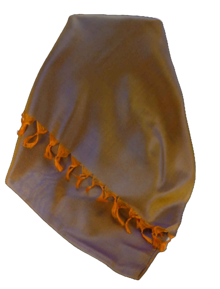 Varanasi Sciarpa di Seta Heritage Arati Yellow