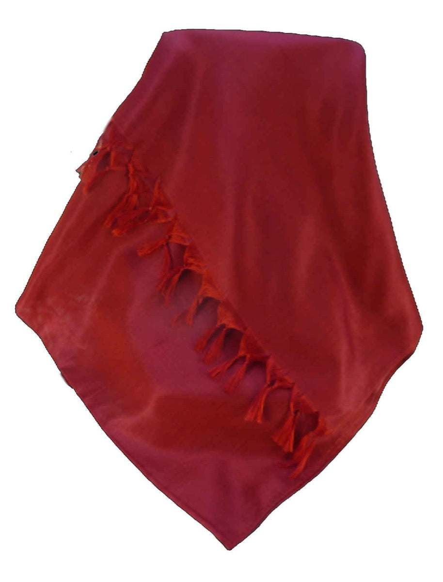 Varanasi Sciarpa di Seta Heritage Bhatti Red